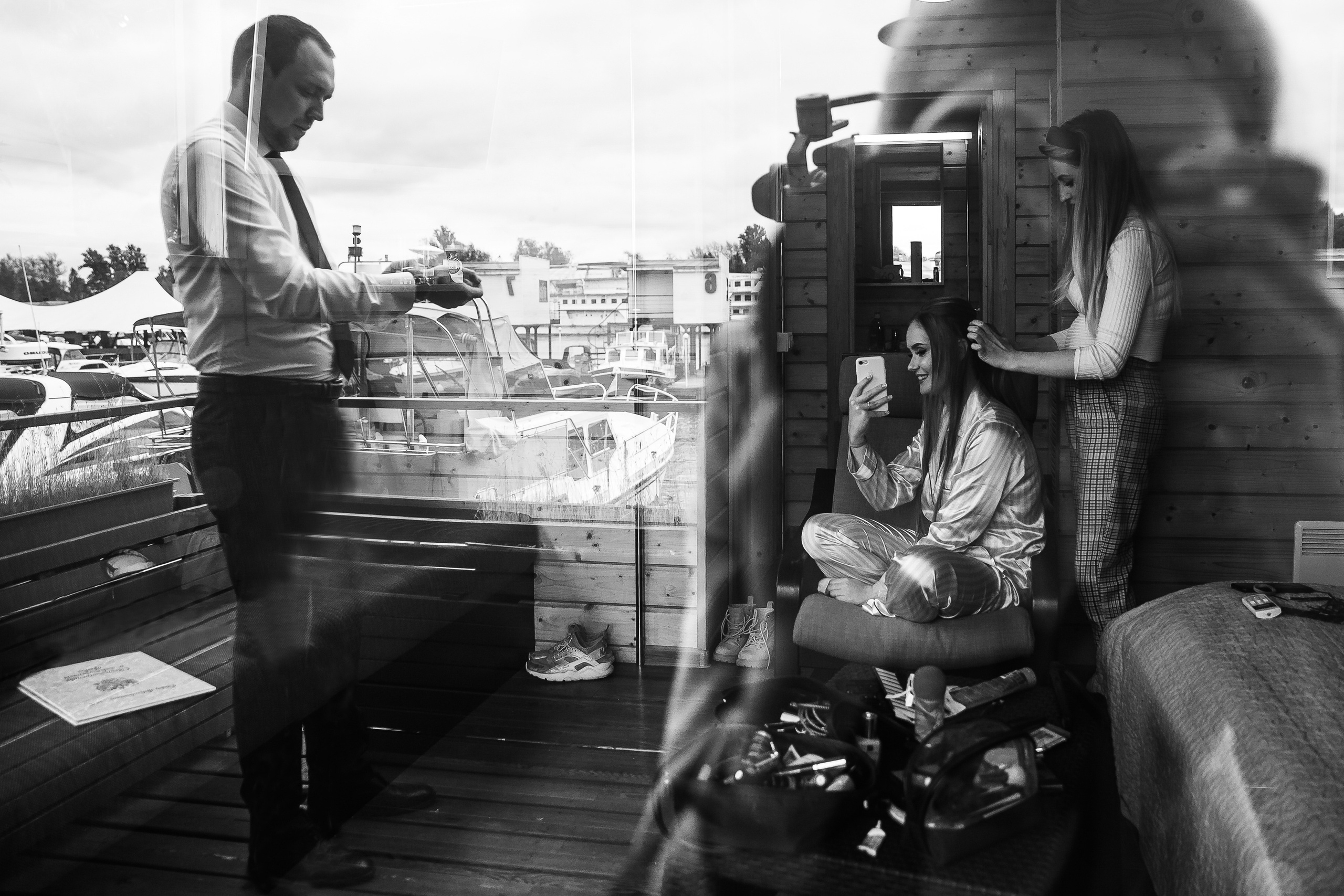 Яхт-клуб Нептун. Свадебный фотограф в Москве Михайлина Настя