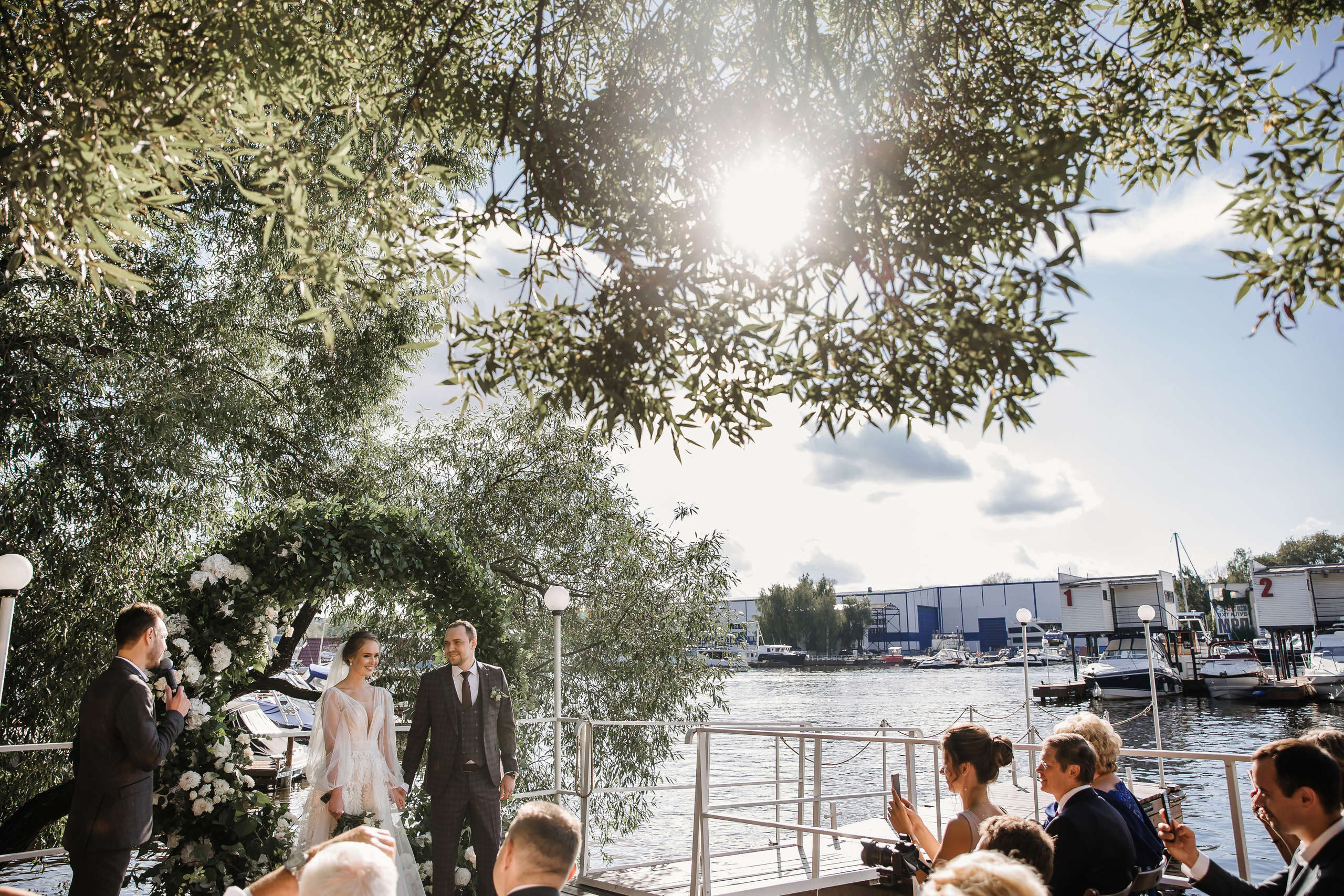 Яхт-клуб Нептун. Свадебный фотограф в Москве Михайлина Настя