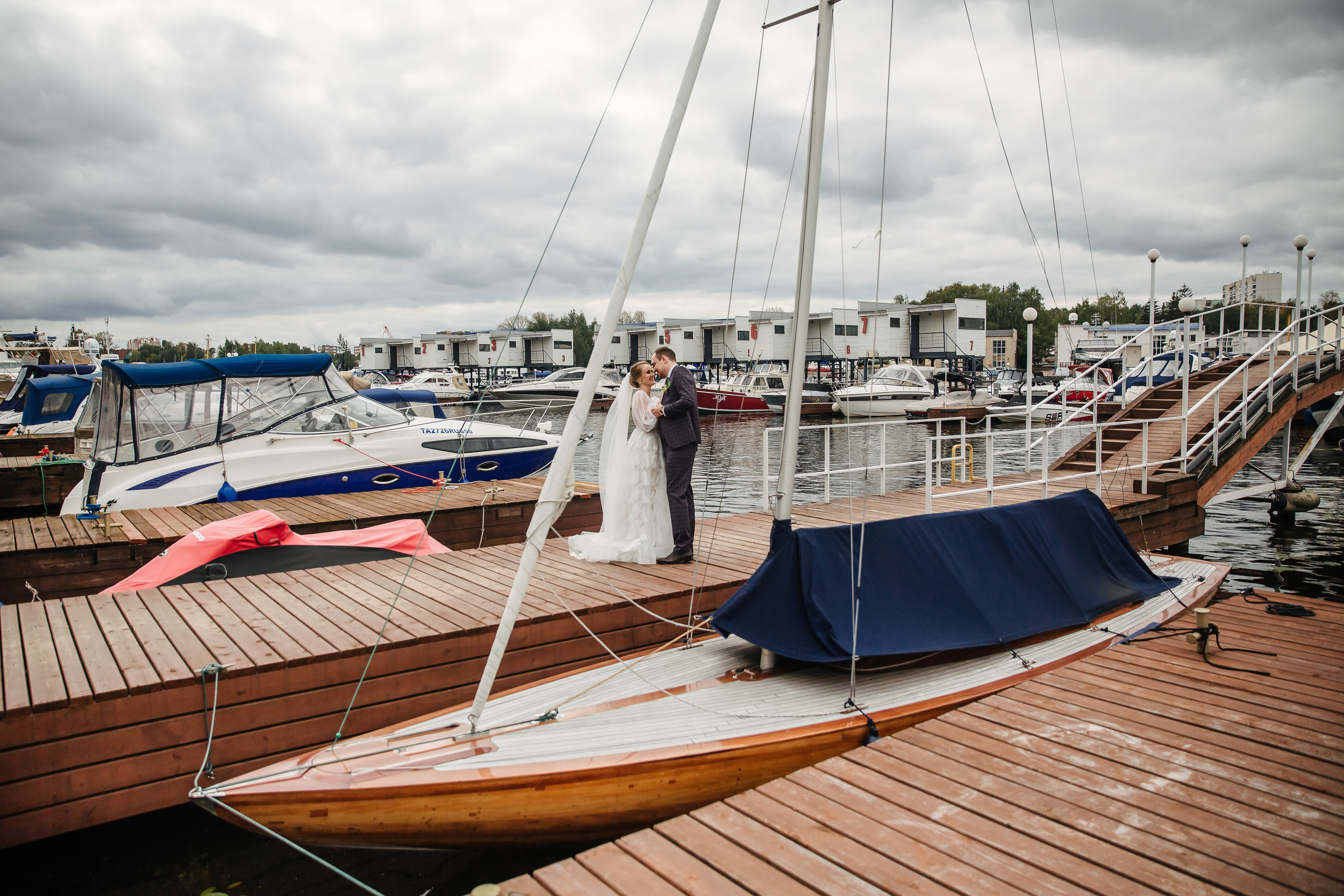 Яхт-клуб Нептун. Свадебный фотограф в Москве Михайлина Настя