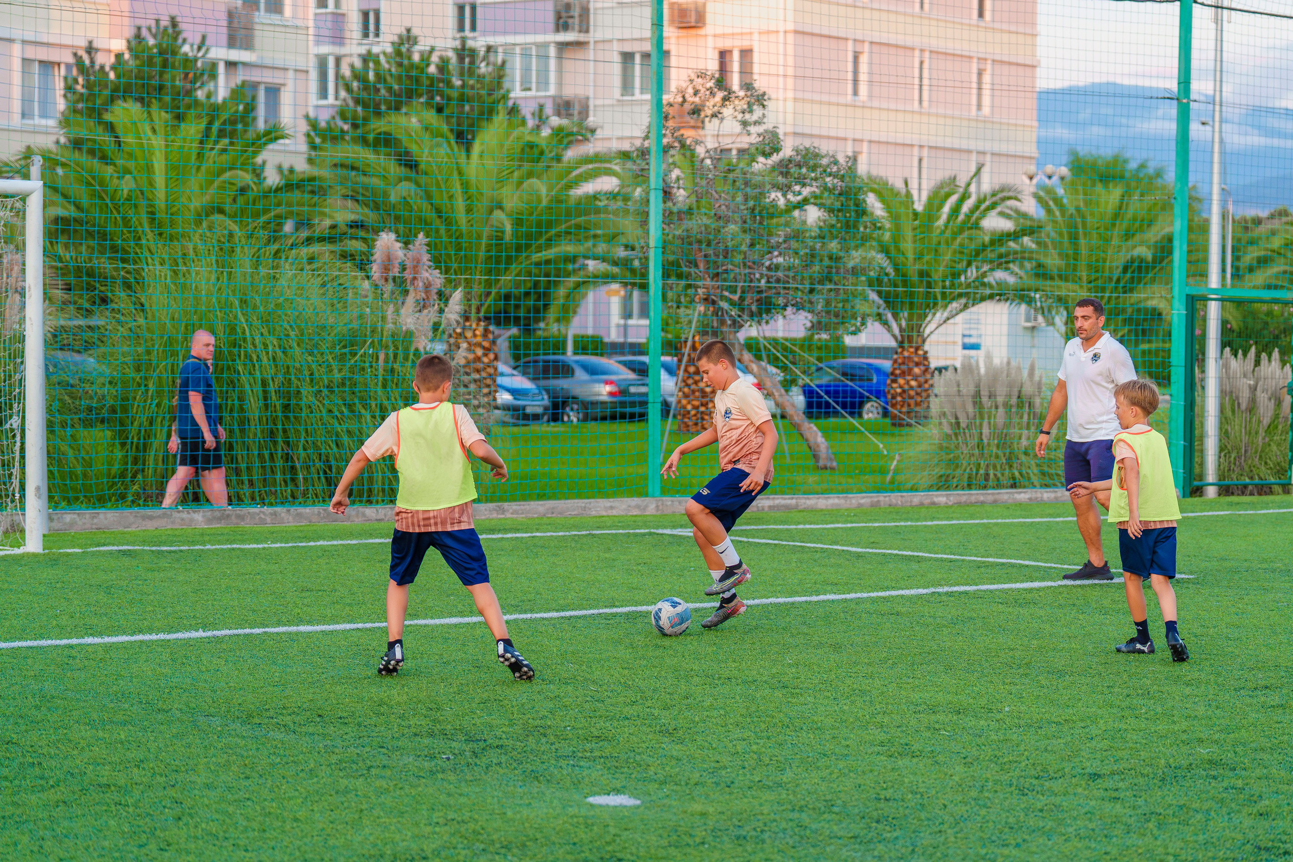 Видеосъемка футбольного матча