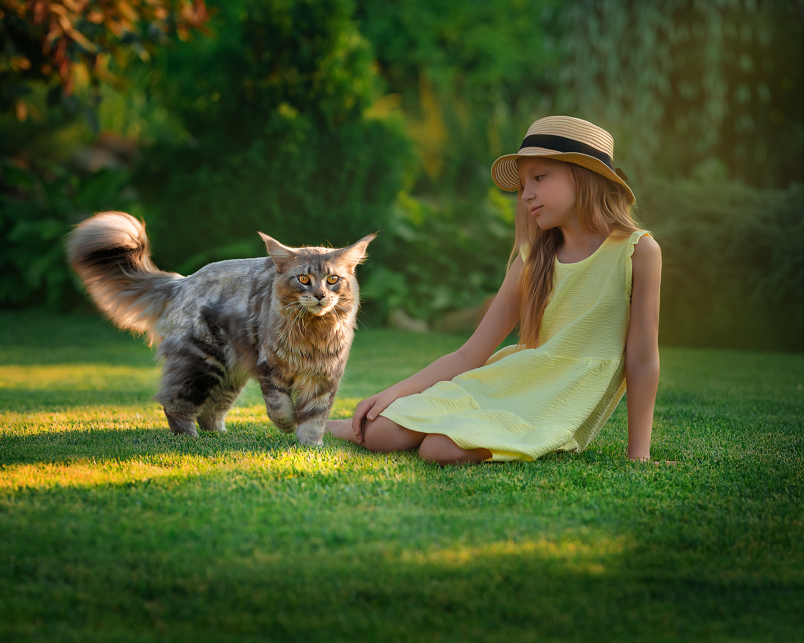Съемка с животными. Детский, семейный и женский фотограф в Дубае Марина Петрова