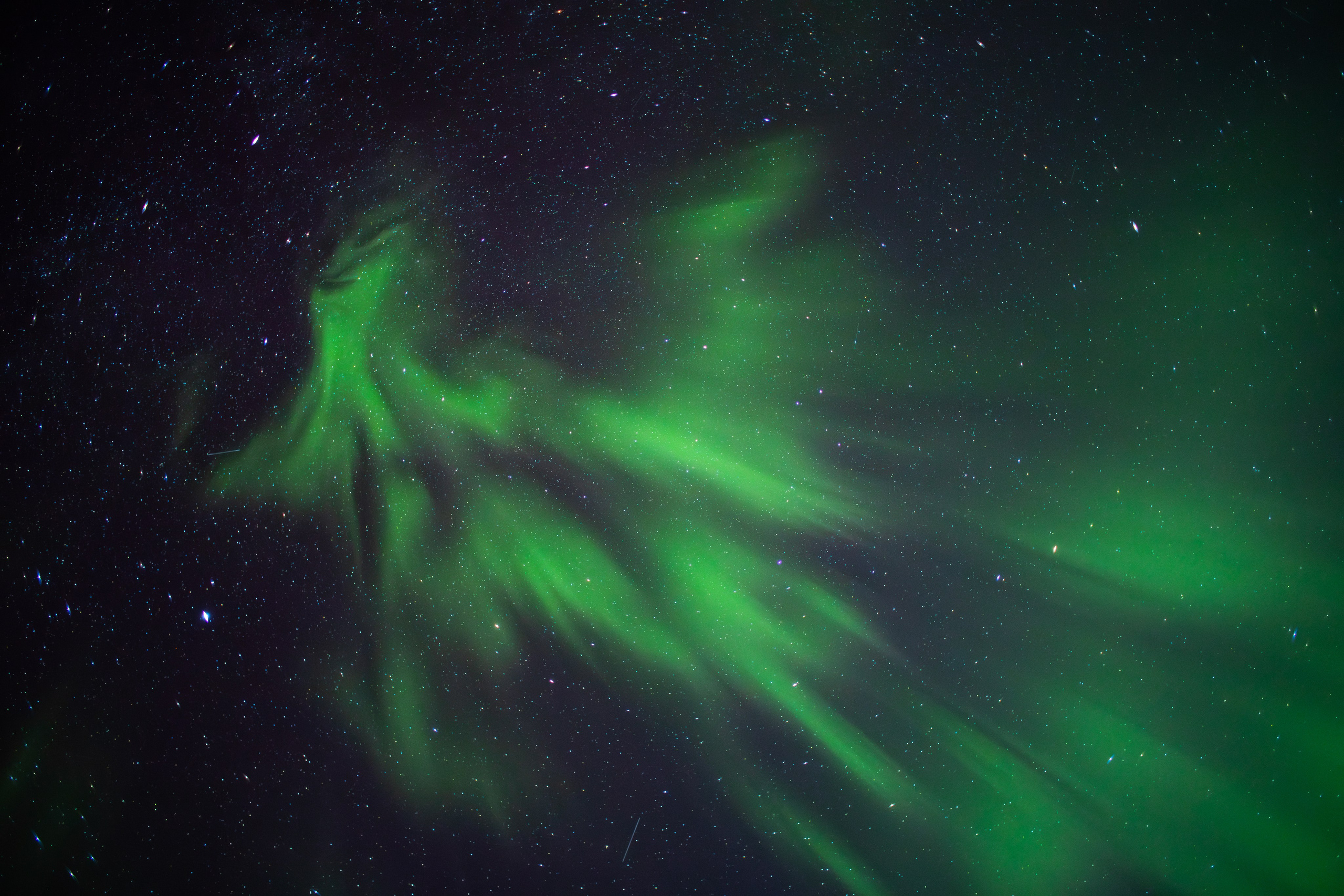 Северное сияние. Фотограф Татьяна Борисова