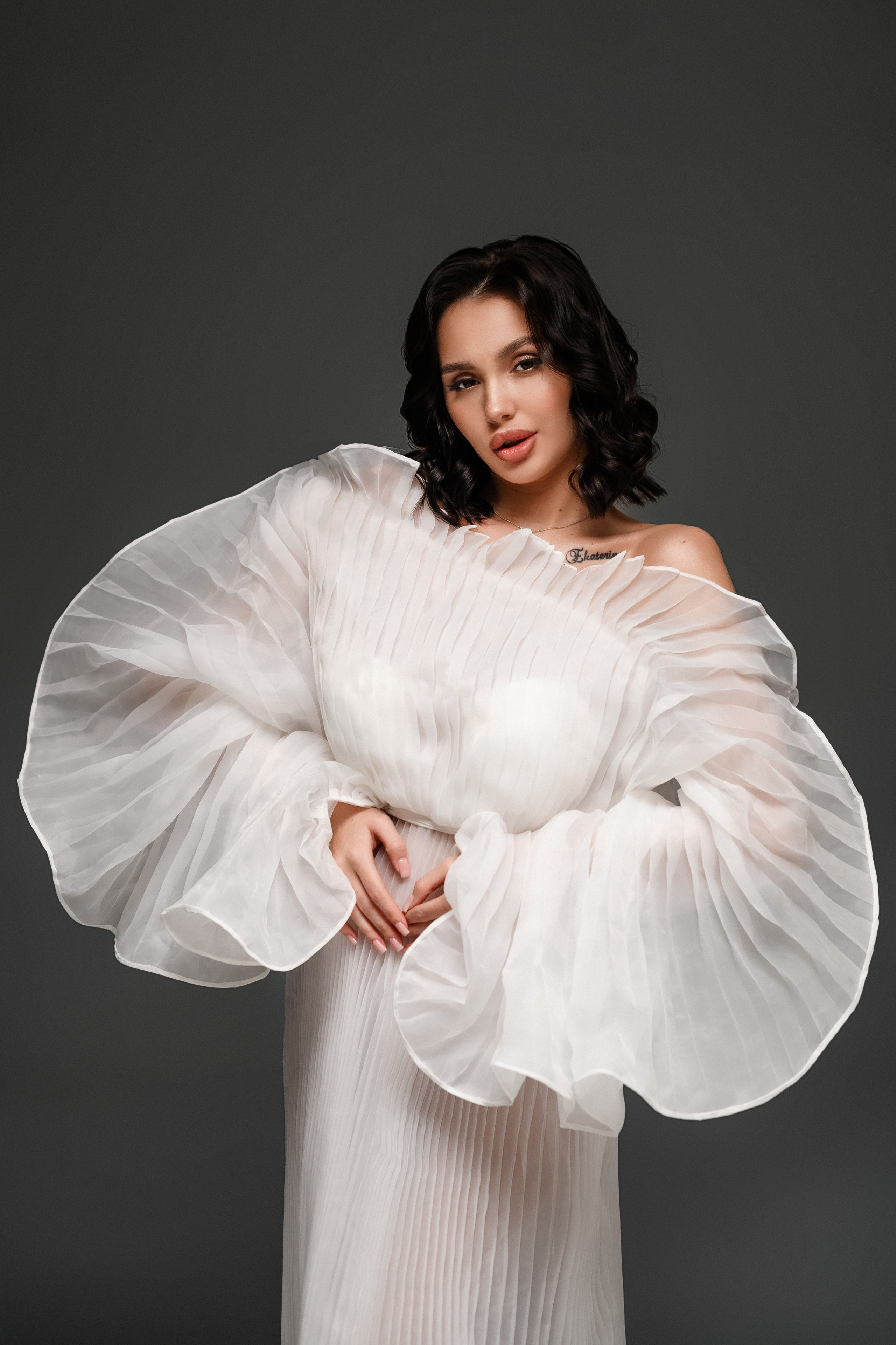 Платье гофре. Фотограф Анна Качан