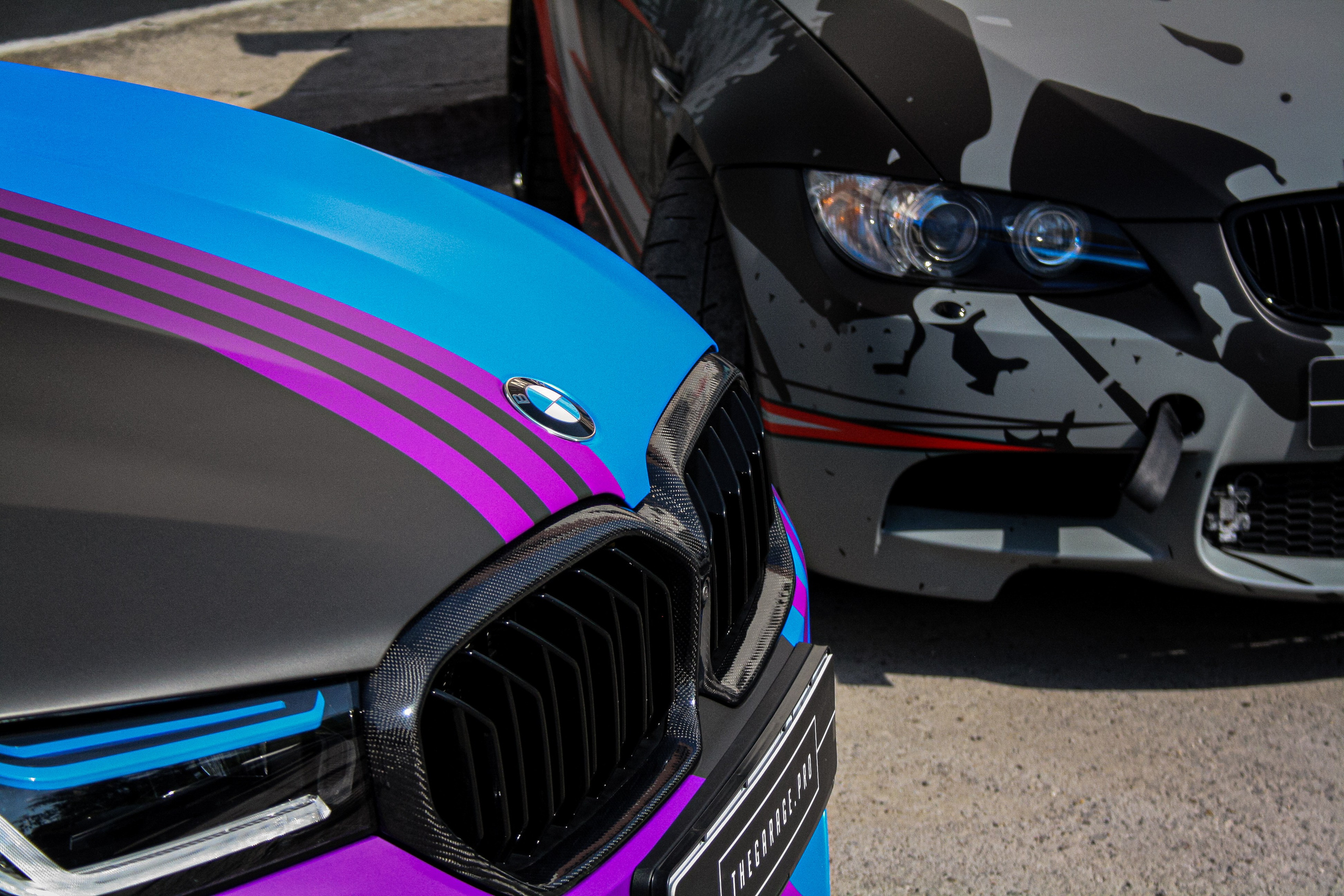 Винилография на BMW M5 F90. Студия дизайна и оклейки авто Barmaley Design