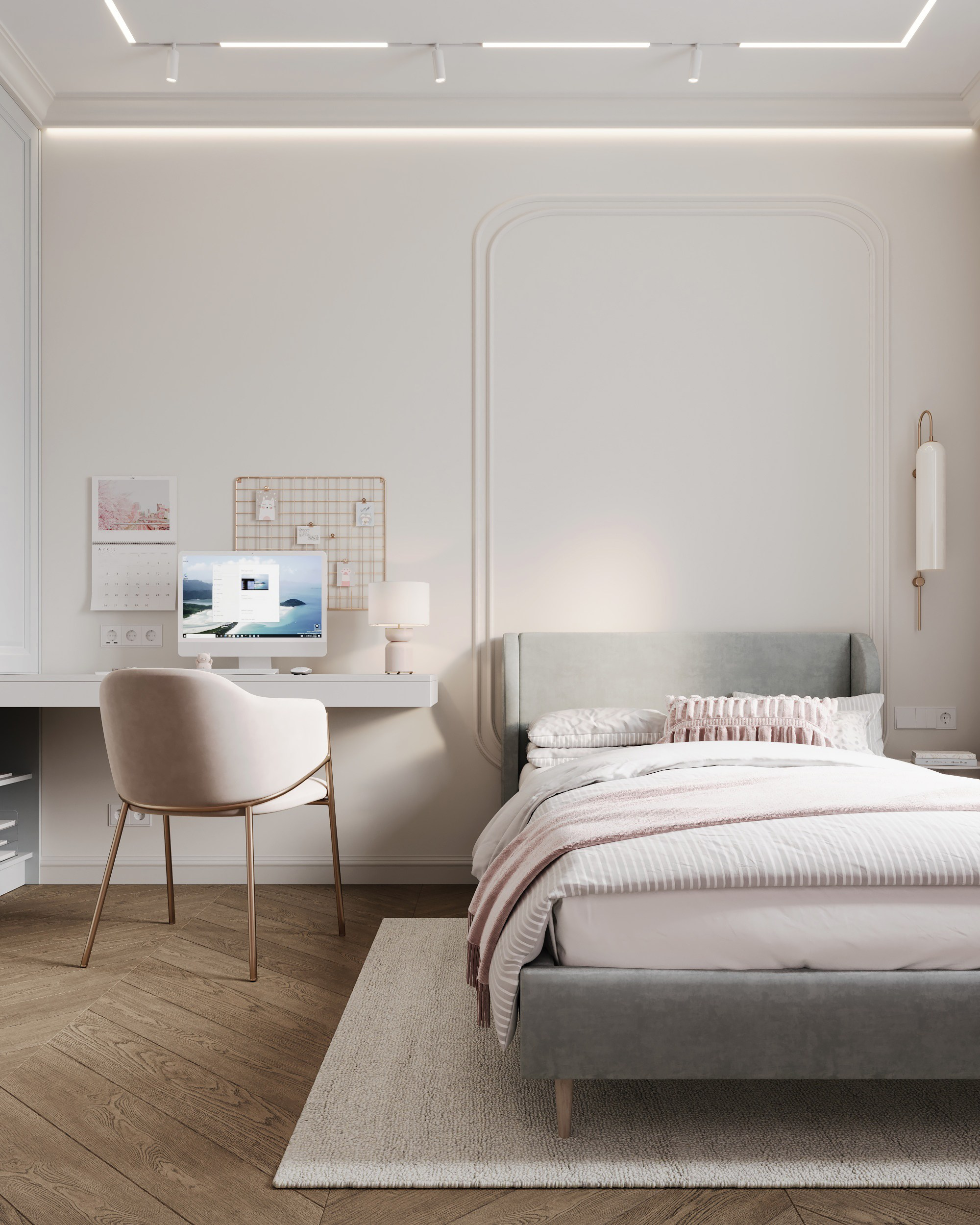 Color Classic. Дизайн интерьера | 3D визуализация | Миланская Марина