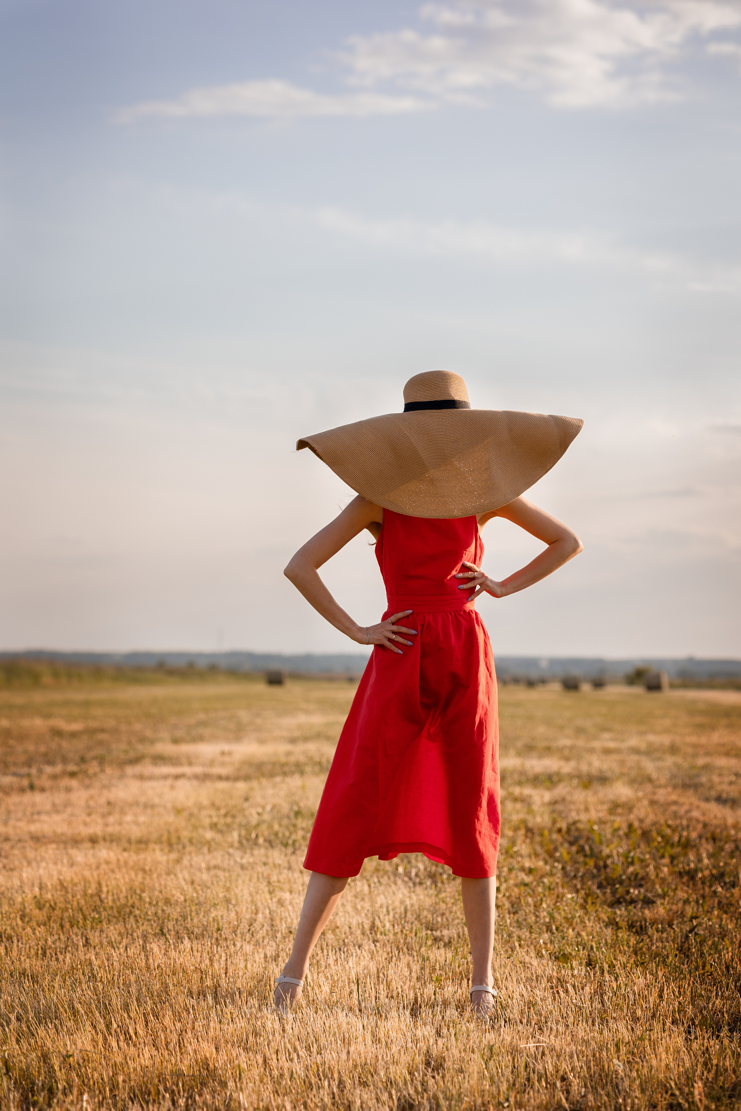 Летняя съемка на поле