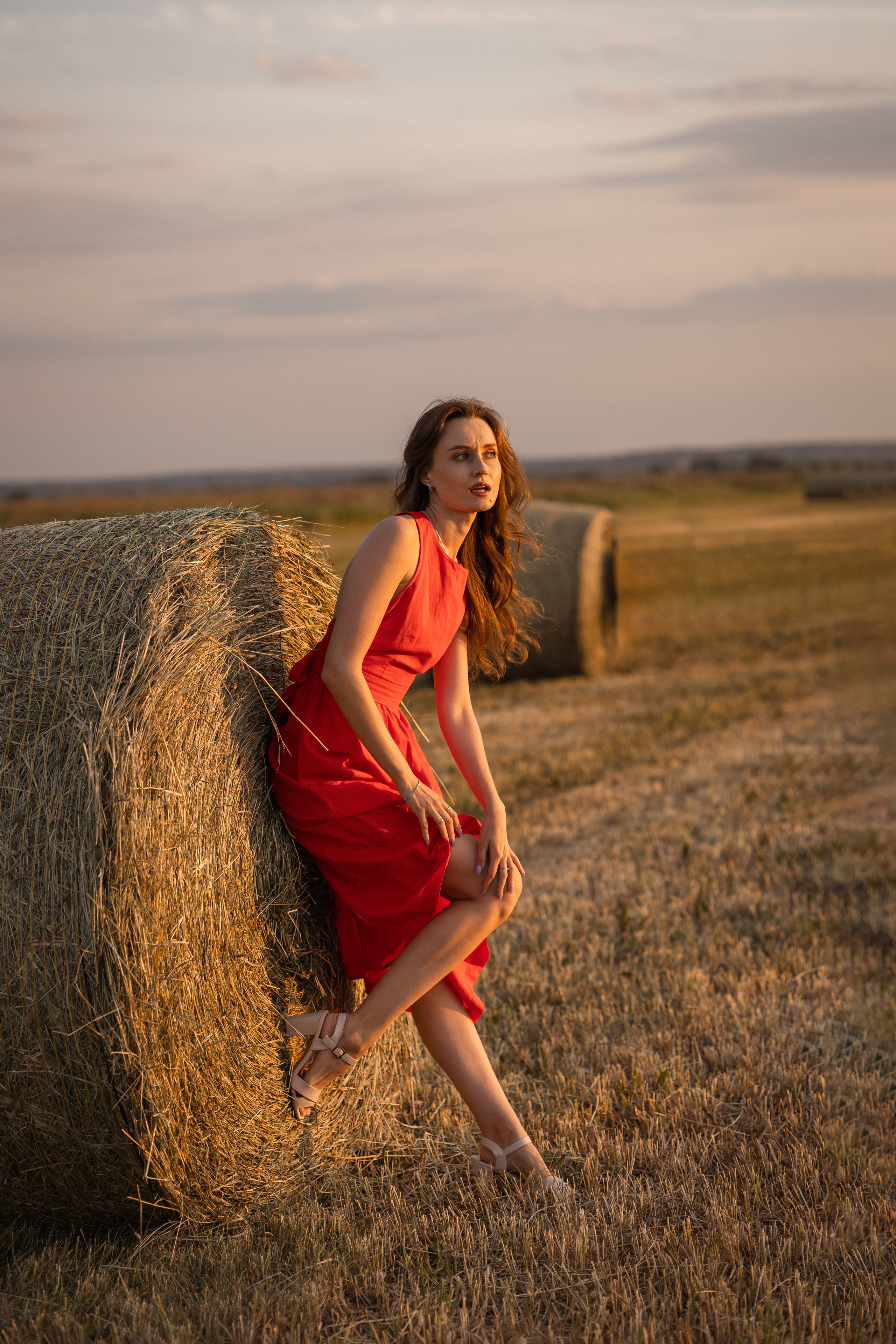 Летняя съемка на поле