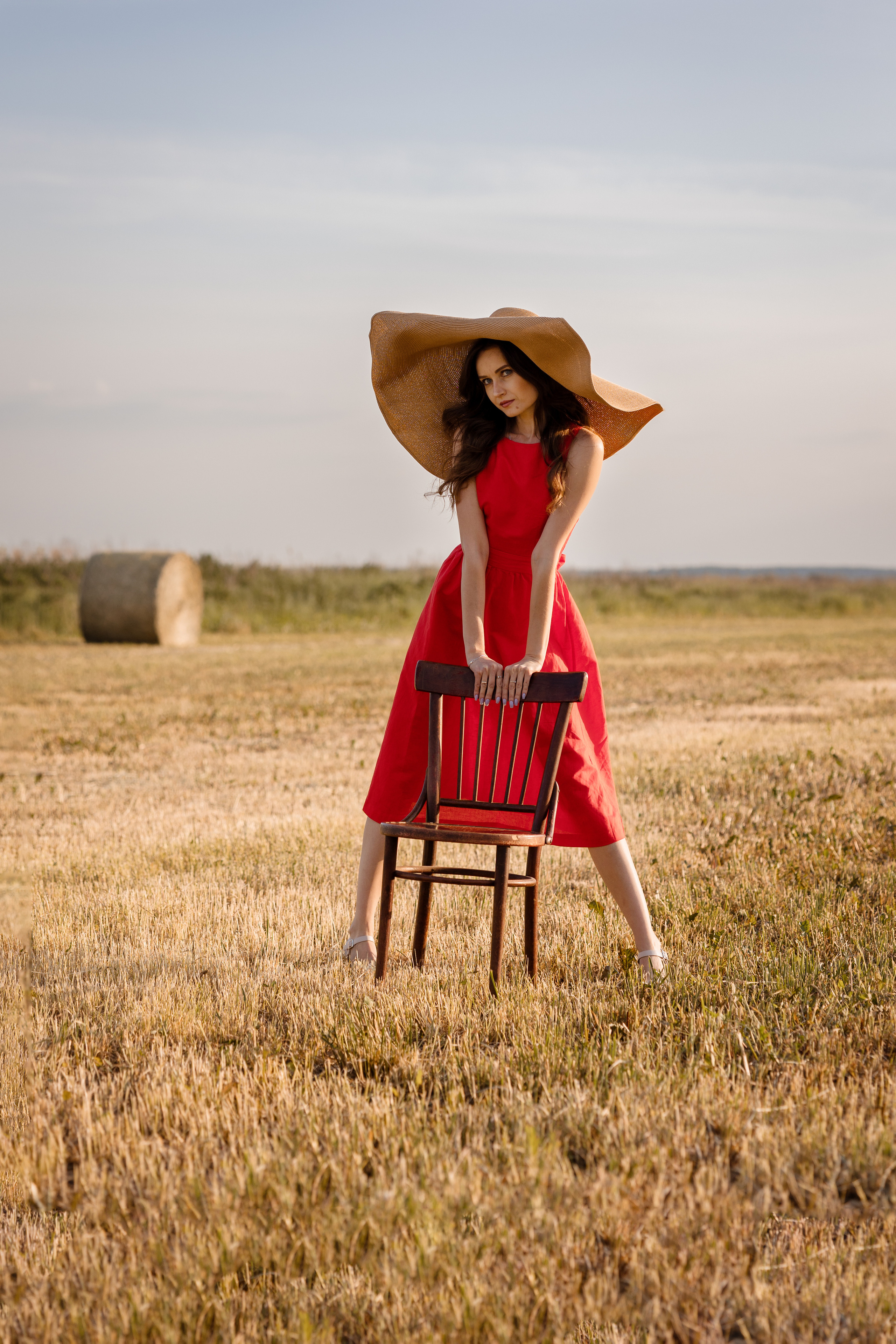 Летняя съемка на поле