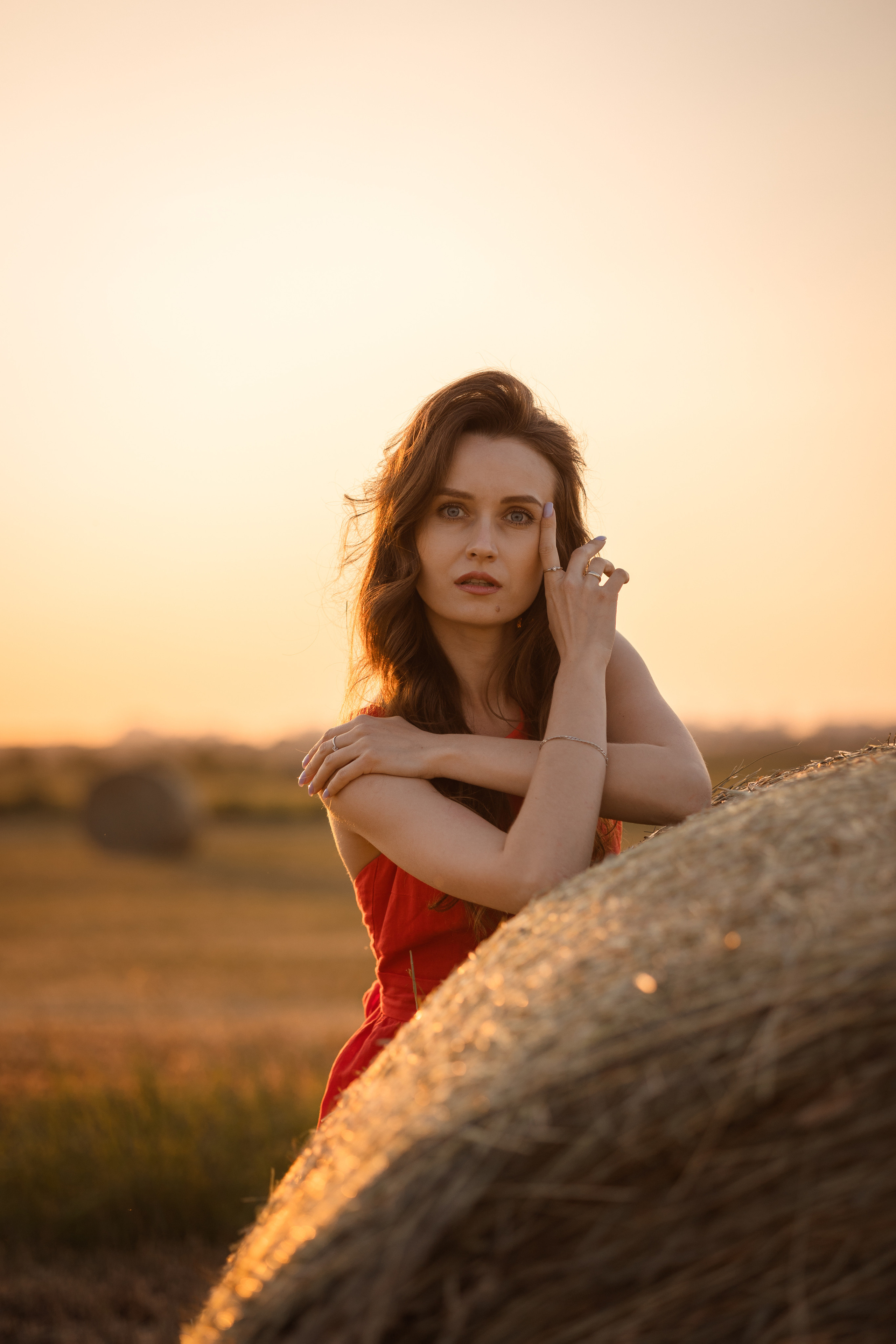 Летняя съемка на поле