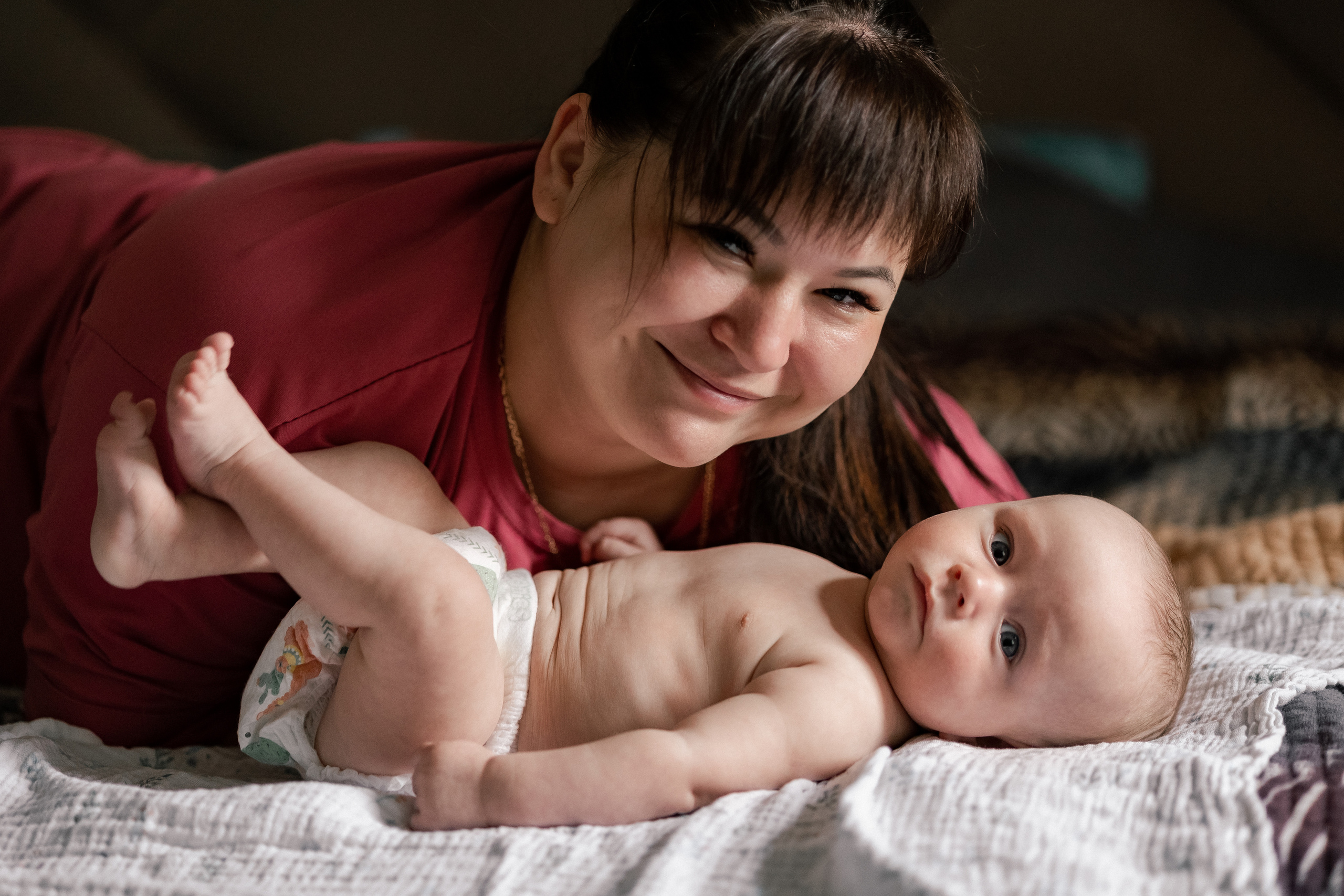 Фотосессия материнства. Алина и Гордей