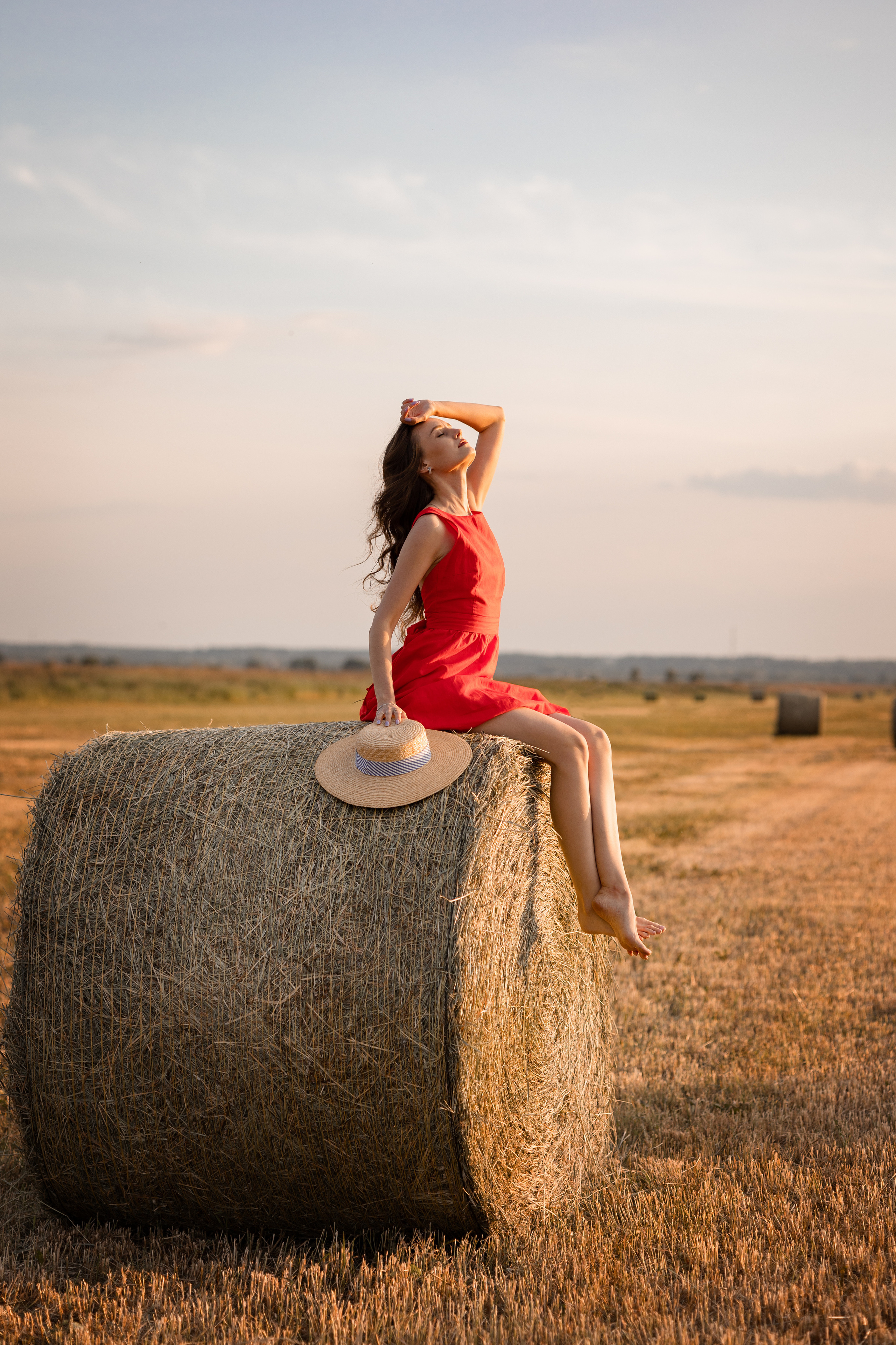 Летняя съемка на поле