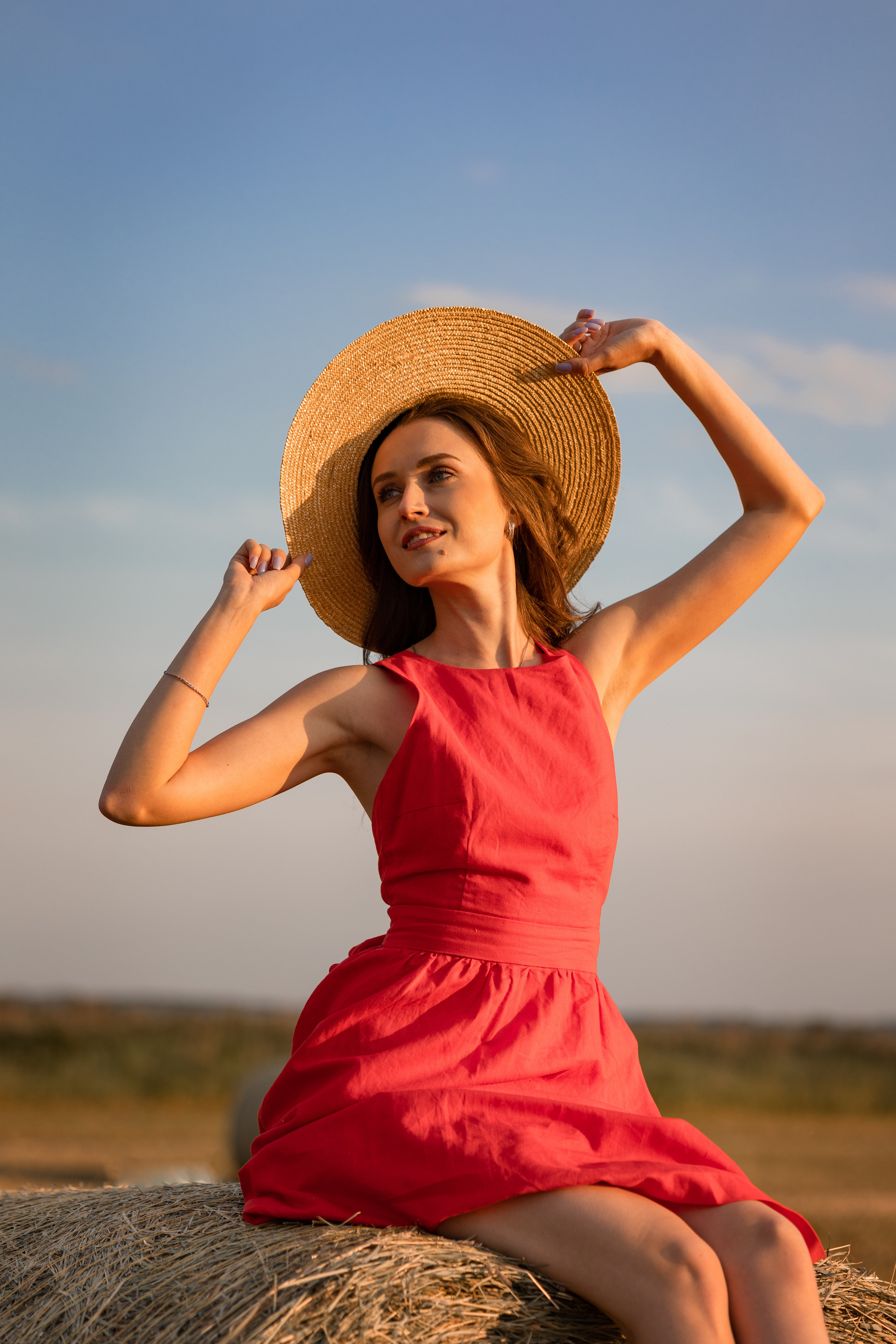 Летняя съемка на поле