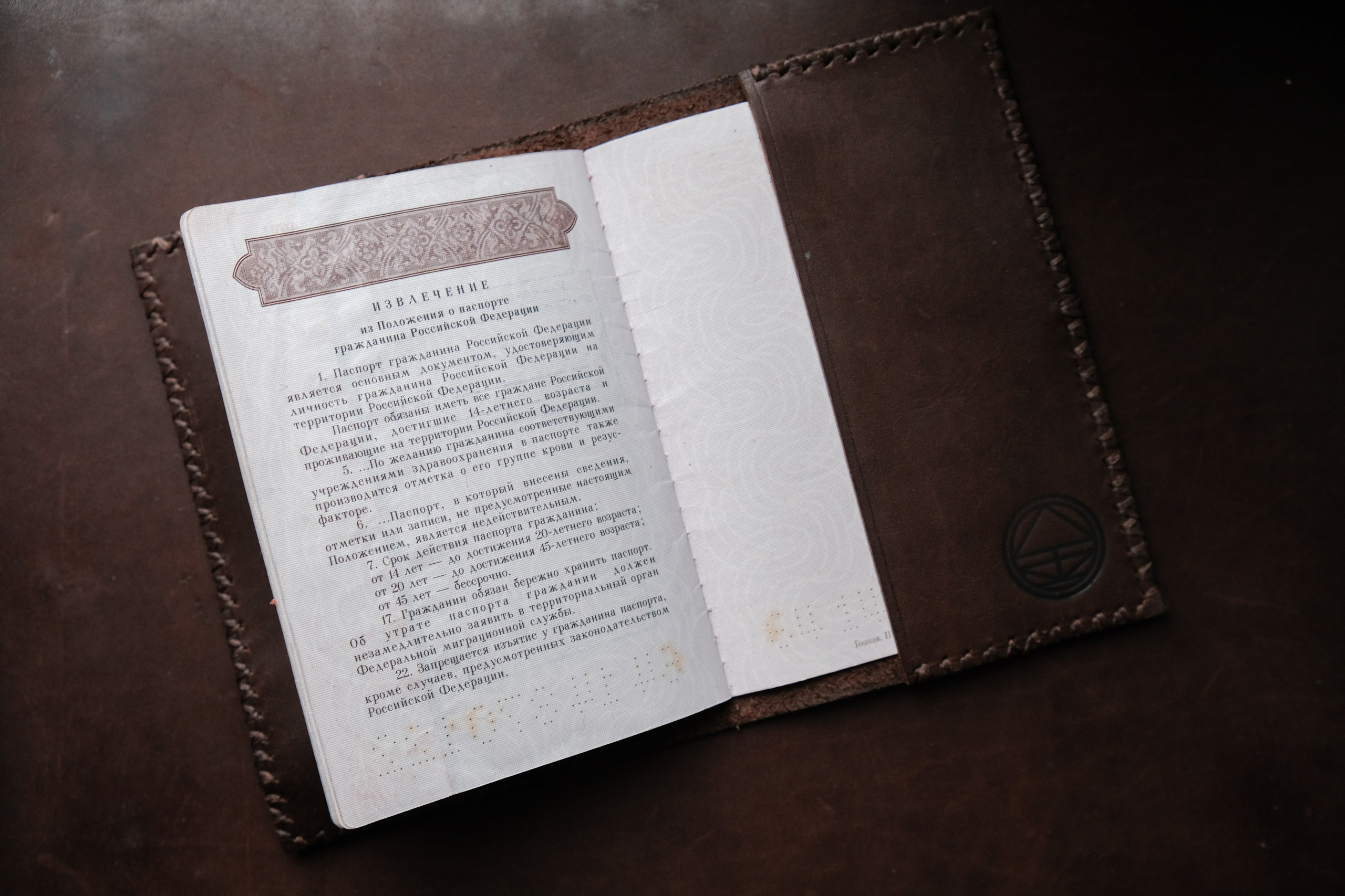 Обложка для паспорта. KIMESTHETICA