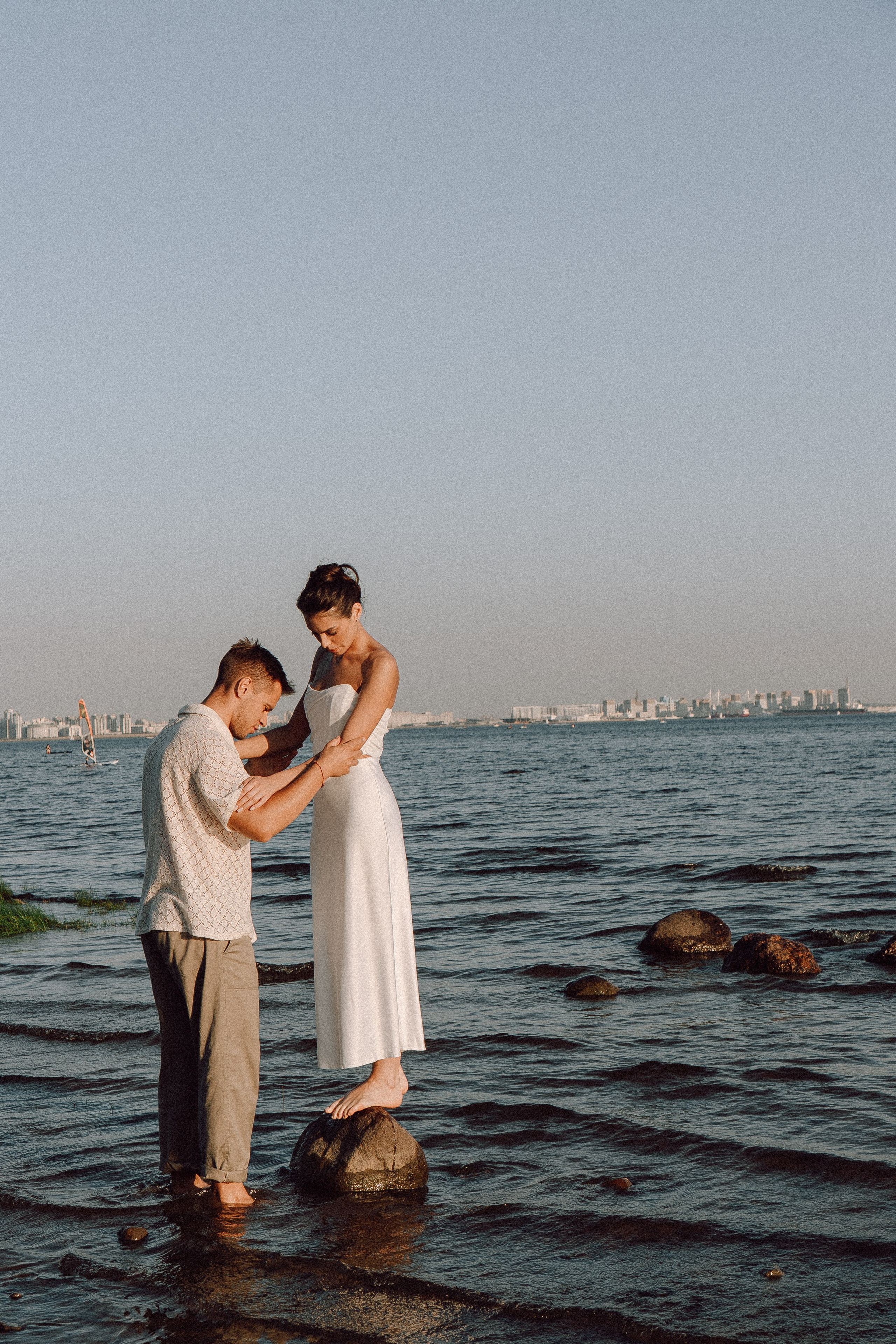 СВАДЕБНАЯ ФОТОСЕССИЯ ВЫЕЗДНОЙ ЦЕРЕМОНИИ (ФИНСКИЙ ЗАЛИВ). Профессиональный фотограф, Санкт-Петербург — Виктория Богомолова