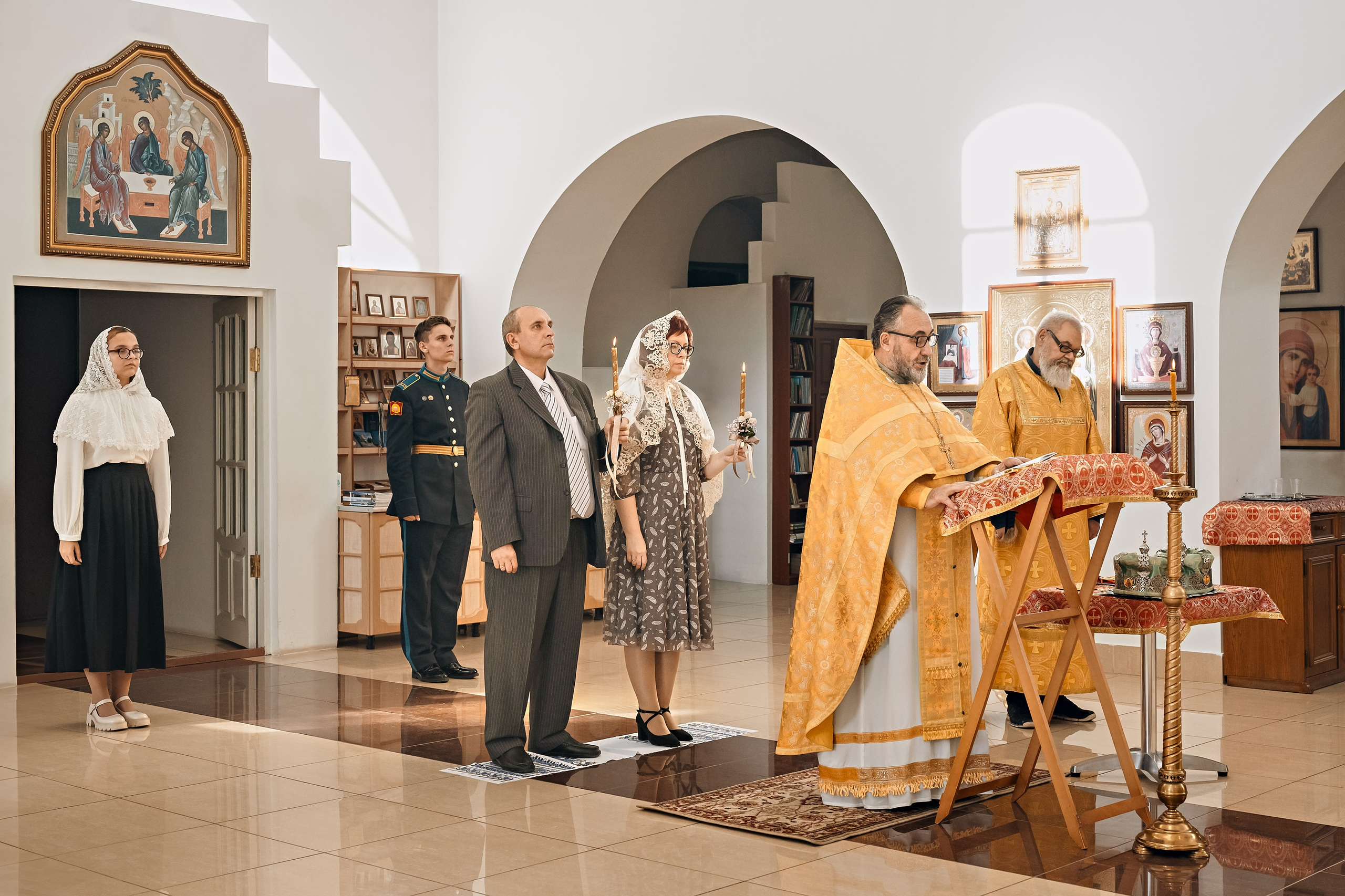 Венчание. С. Нежинка. Церковный фотограф на Таинство Крещения и Венчания в Оренбурге и Оренбургской области Екатерина Белкина