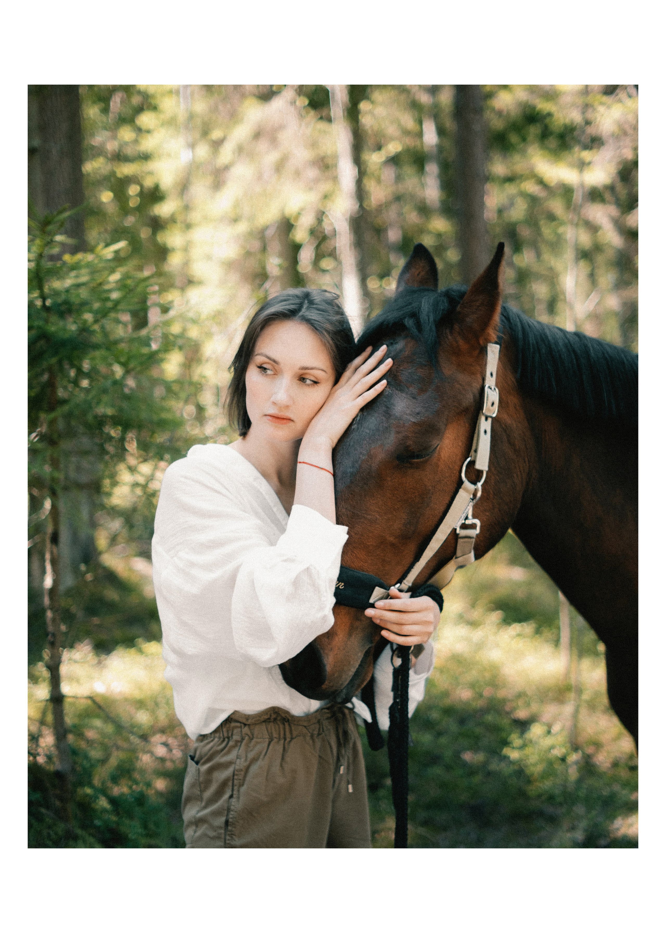 Наташа. Съёмка с лошадкой. Lickord