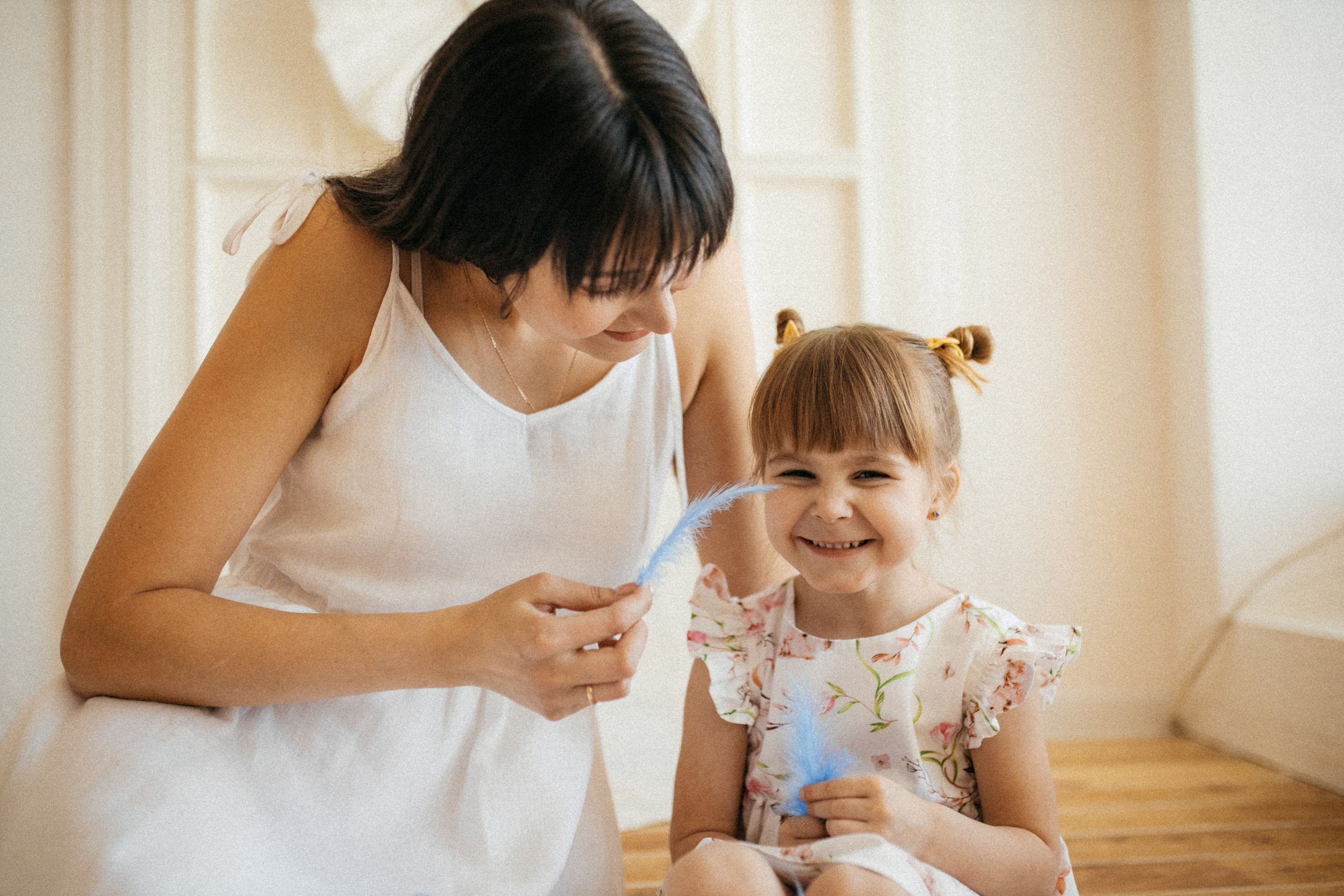 Весенняя съёмка в студии для мамы и дочки Самара. Семейный фотограф в Самаре Елена Ефимова