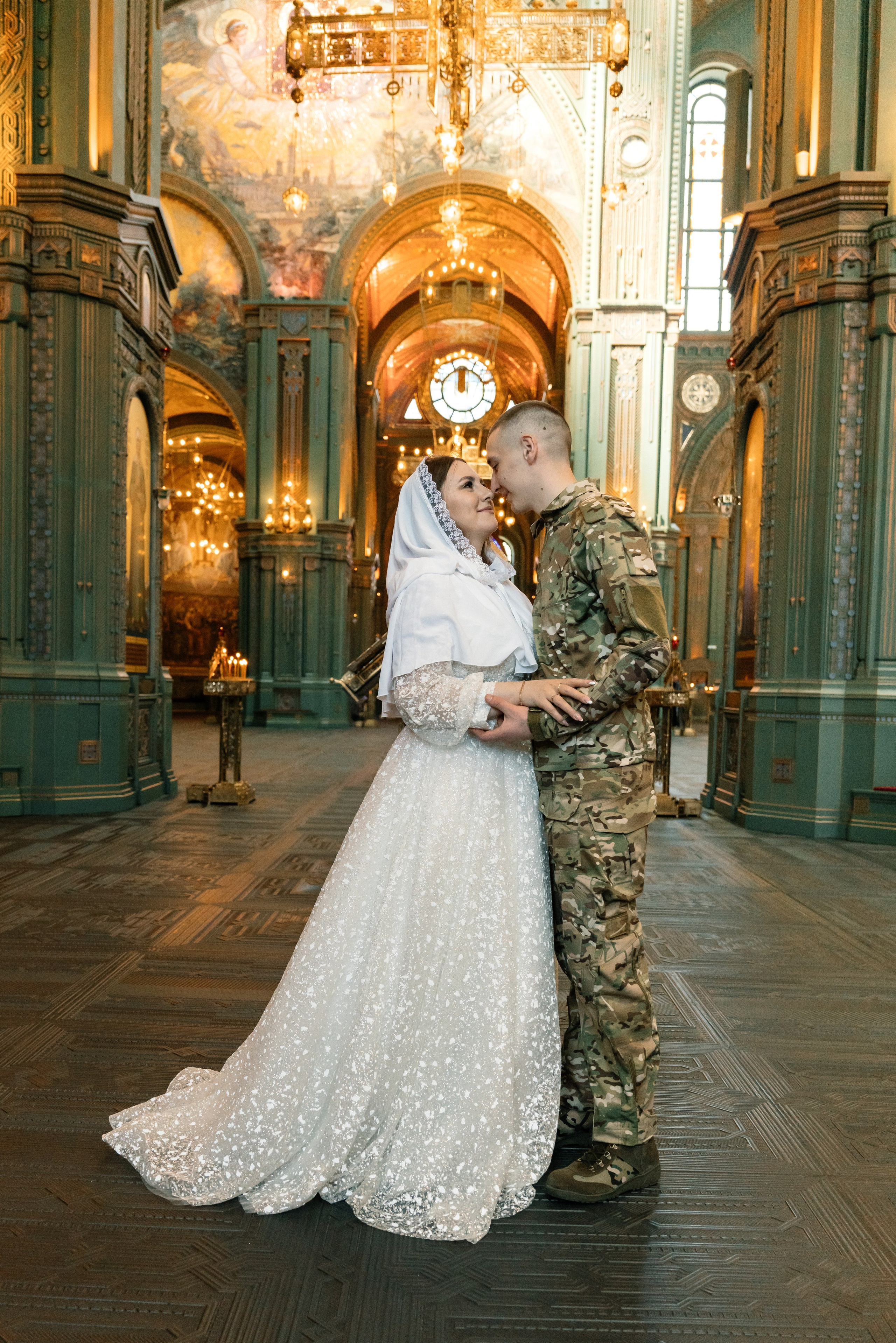 Венчание в Главном храме вооруженных сил (Патриот). Семейный фотограф Одинцово Москва Наталия Черенкова