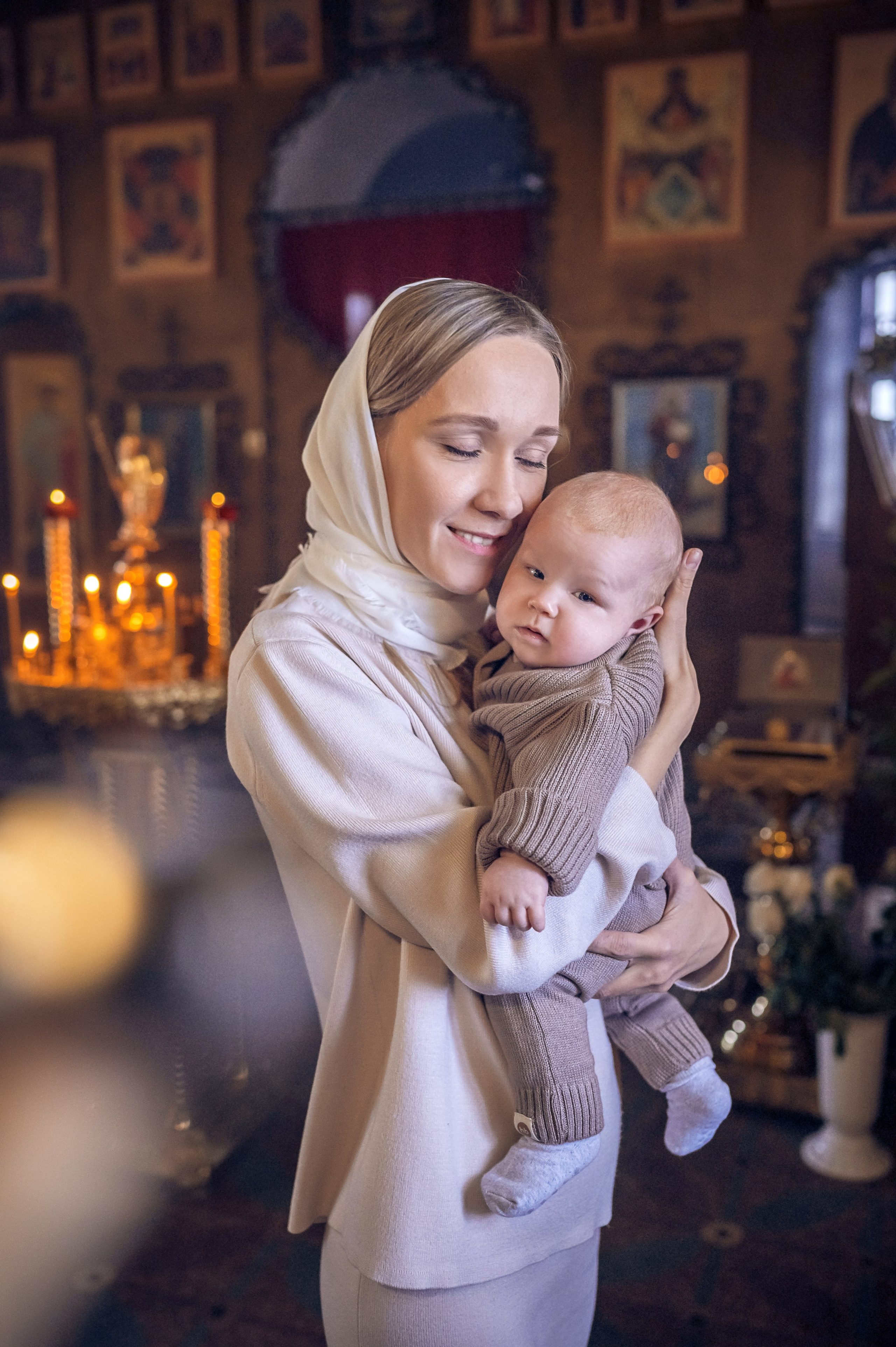 Таинство Крещения. Фотограф Мария Гончарова/ Москва — область