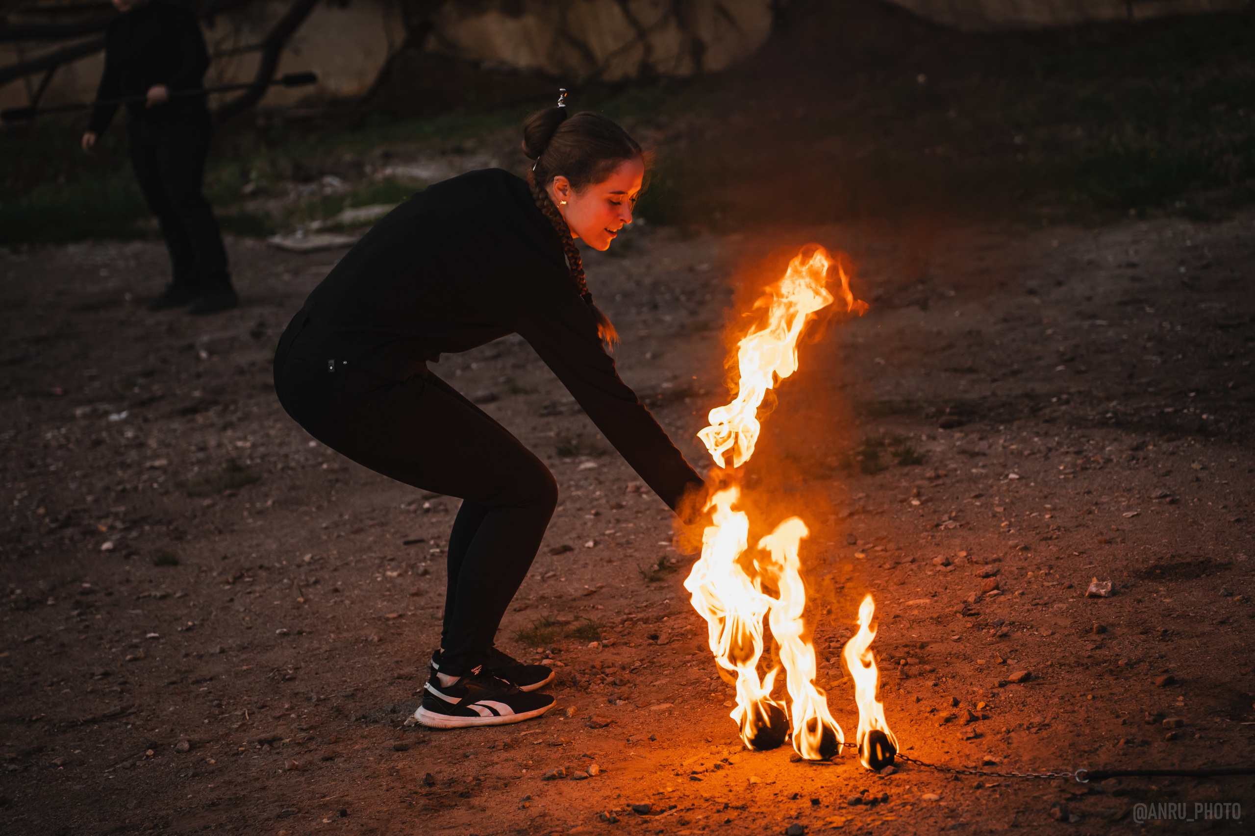 Огненная тренировка. Репортажный фотограф Анастасия Рубцова