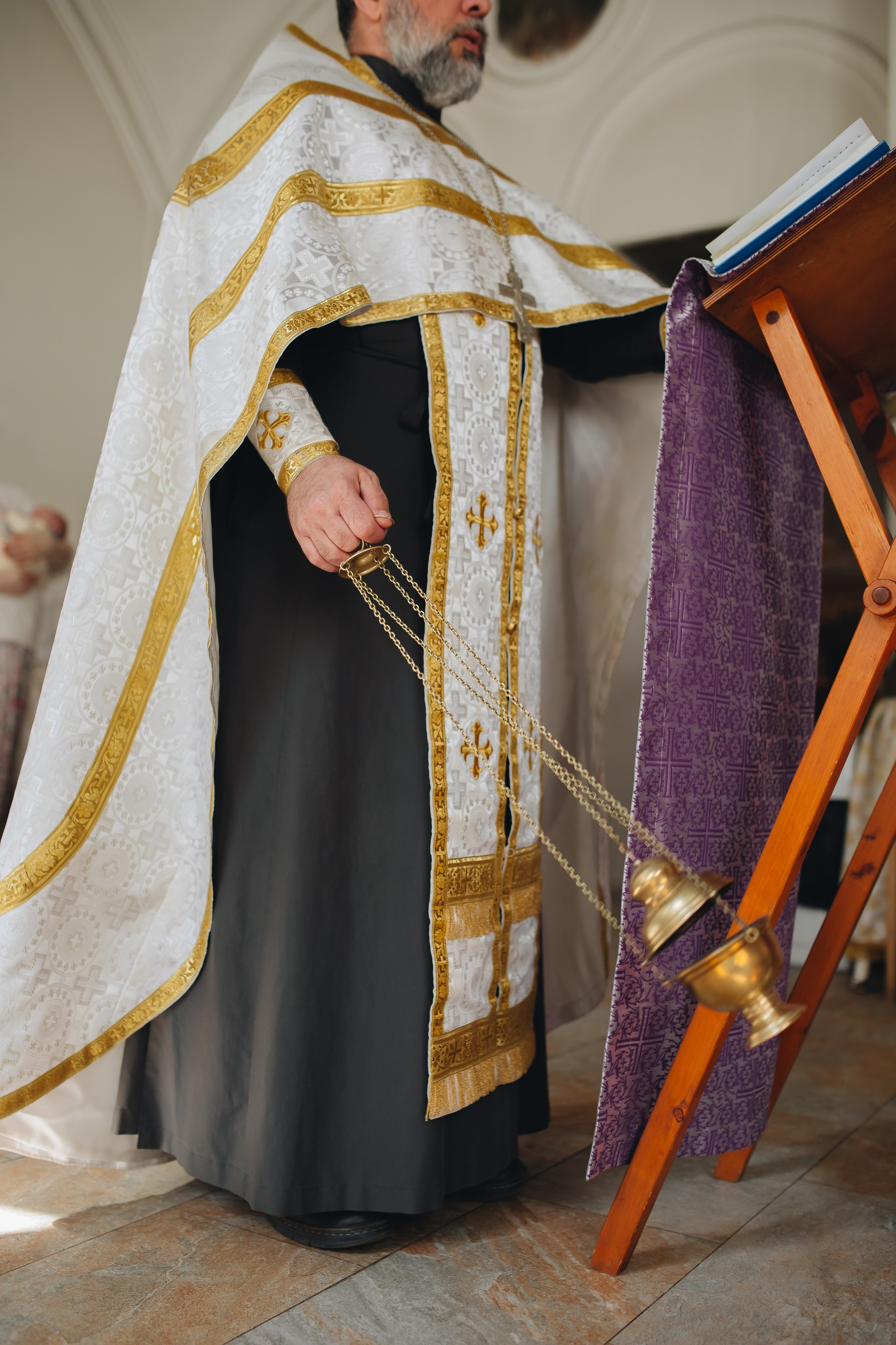 Крещение в светлом Храме. Семейный и детский фотограф в Москве Дорогова Екатерина