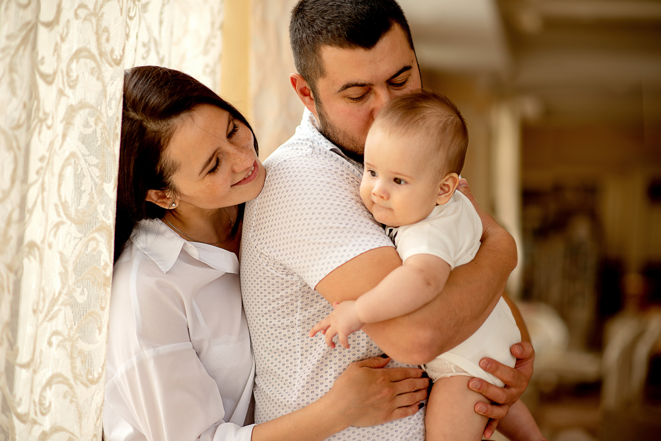 Домашняя съемка для Юли, Максима и маленького Даниила. Детский и семейный фотограф в Москве Ульяна Федорова