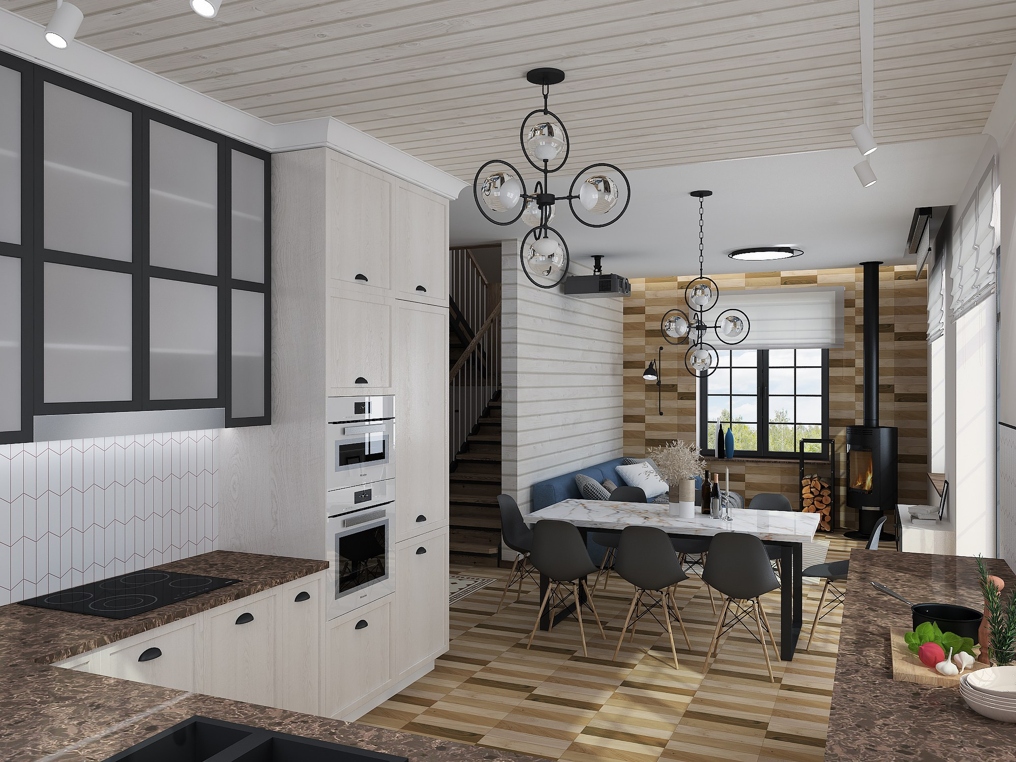 Дом в Линтулово. Дизайнер в Санкт-Петербурге Дмитрий Цыбулько