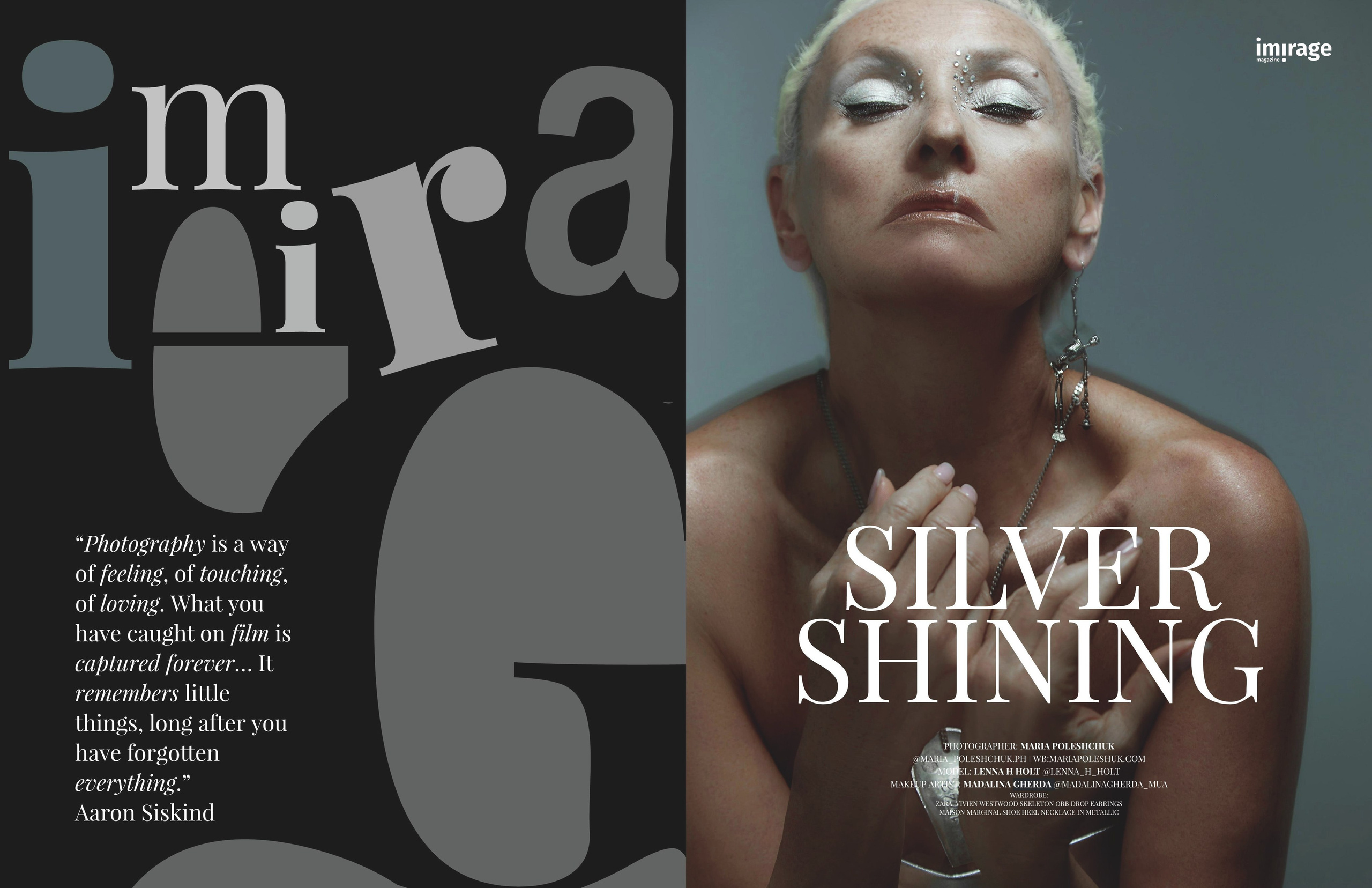 IMIRAGE. Maria Poleshchuk, commercial photographer in Sydney