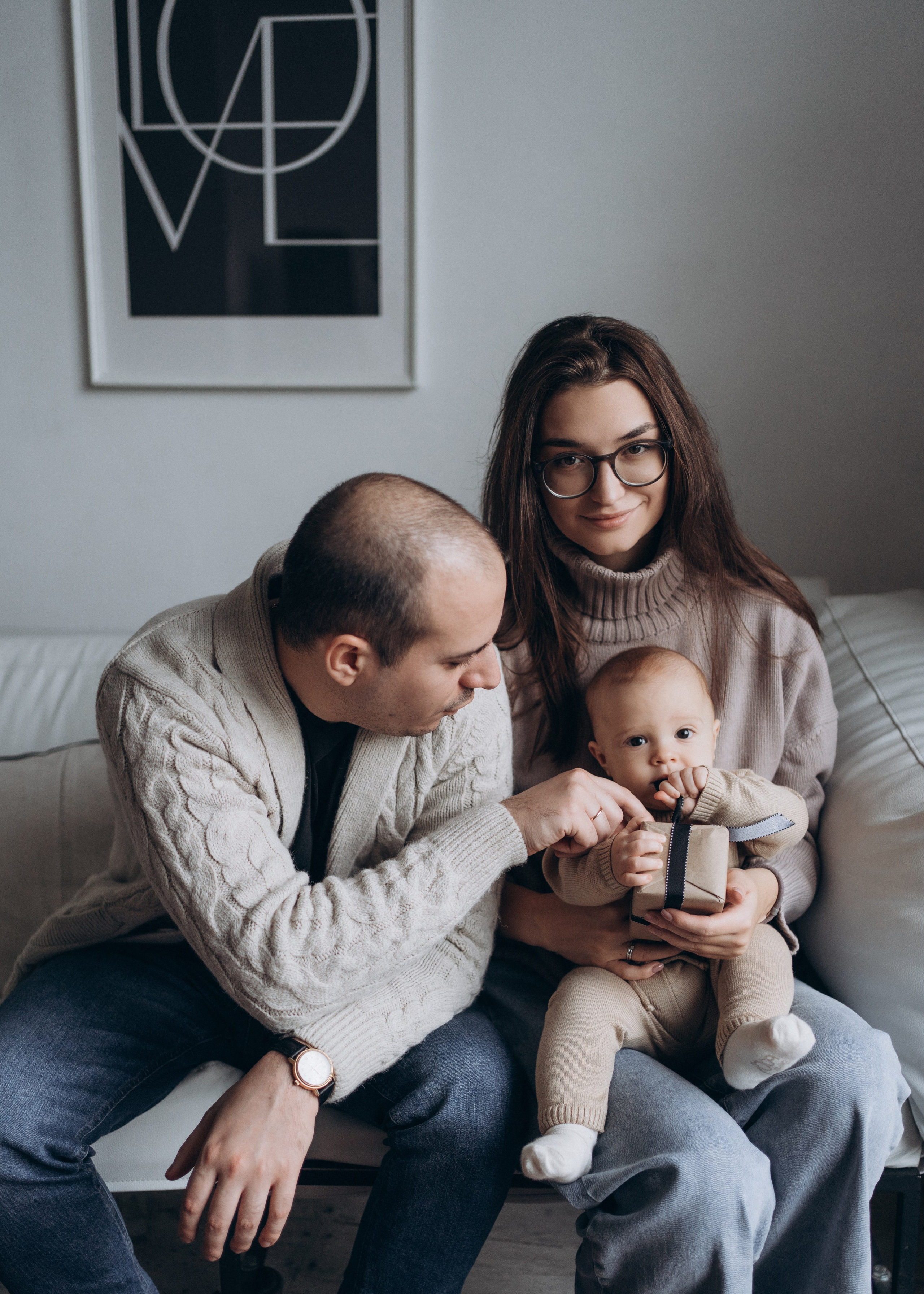 Рождественская история. Фотограф новорожденных и малышей до года в Москве Анастасия Соколова