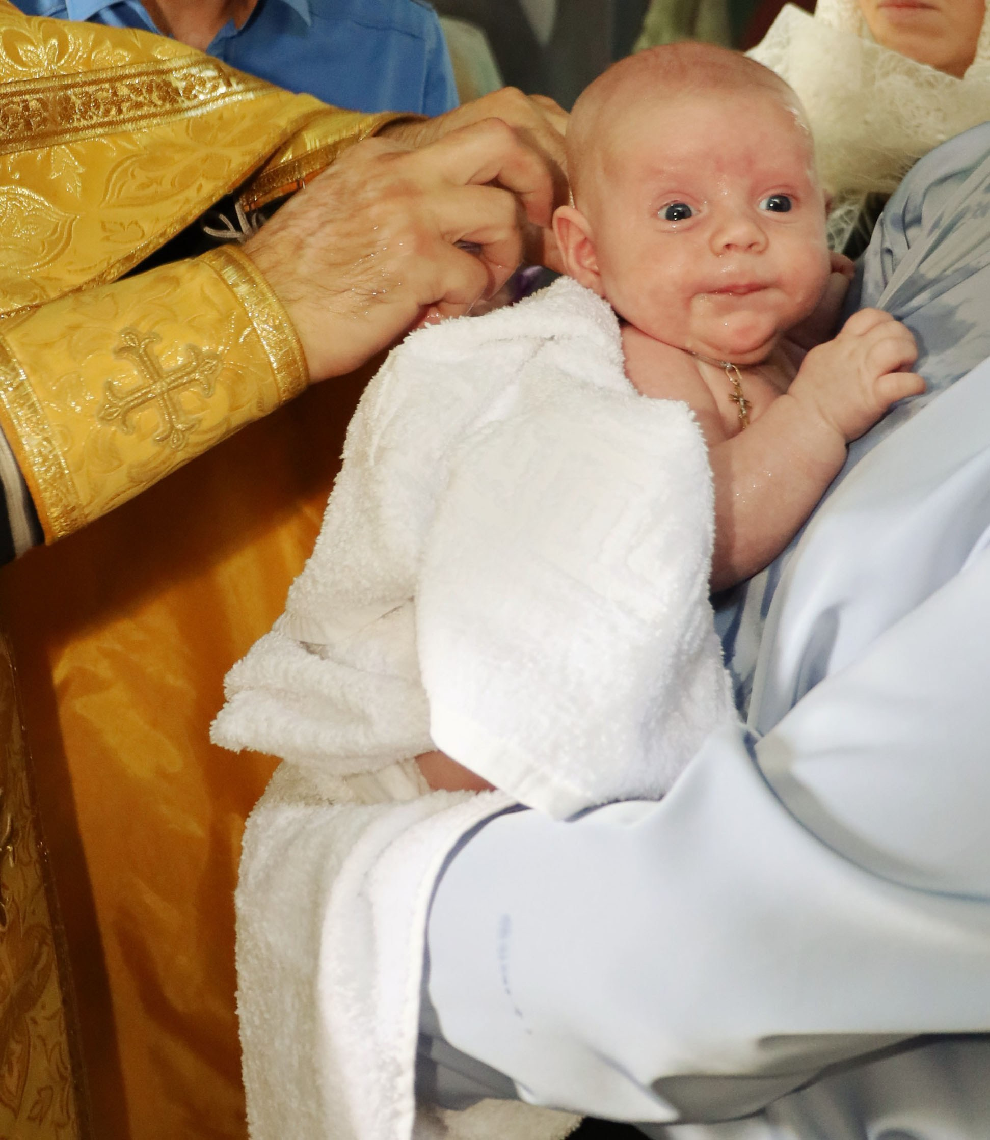 Таинство крещения Александра. Свадебный фотограф ростовская область