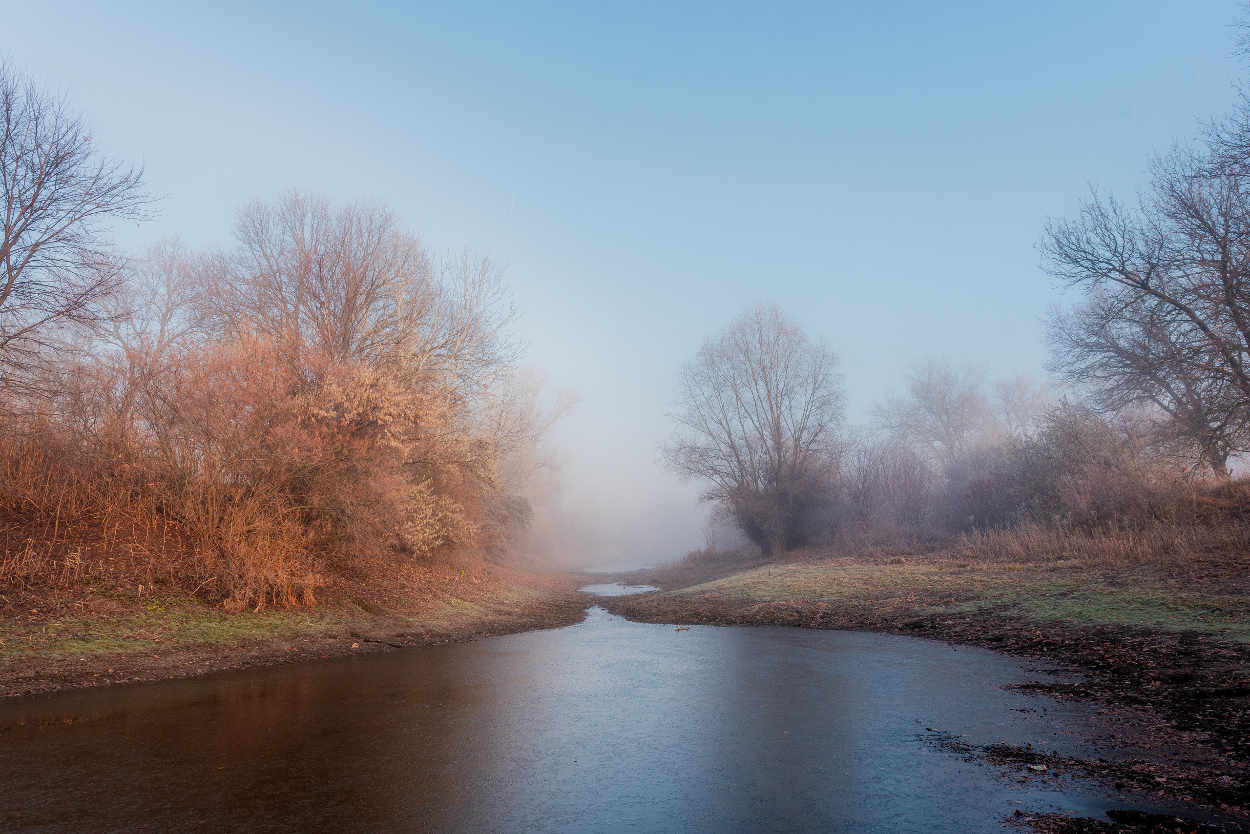 Фотографии утреннего тумана под Волжским. Фотограф в Волгограде и Волжском Александр Горбань