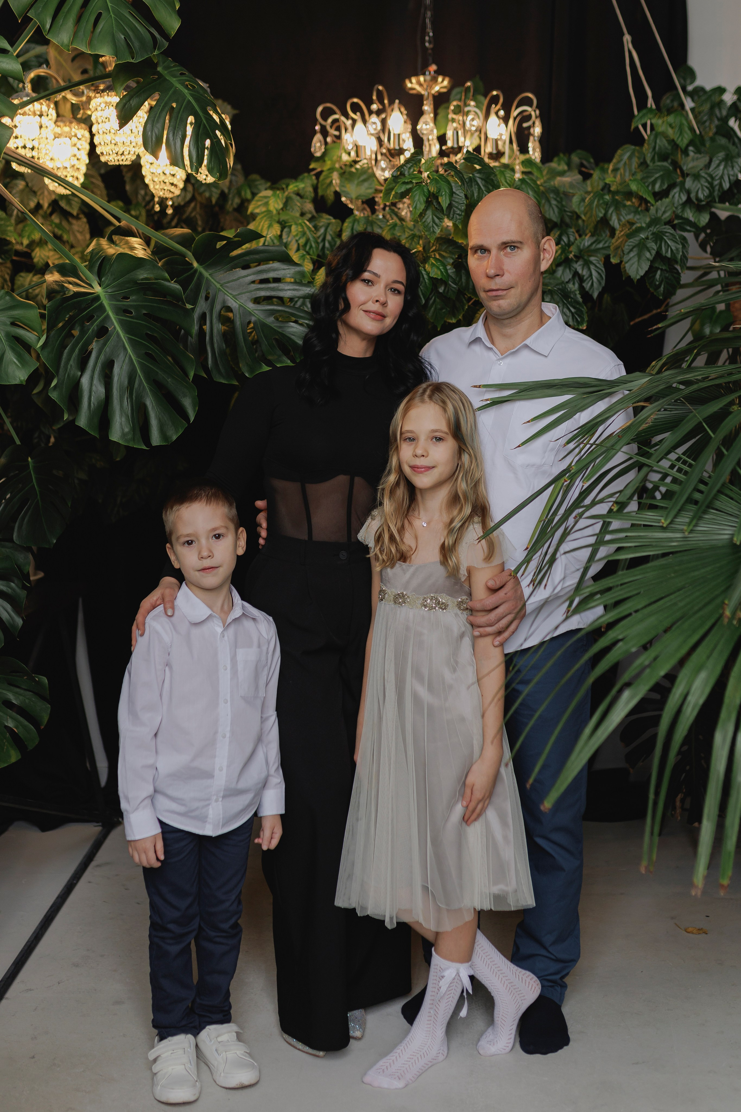 Студийная семейная фотосессия. Семейный и детский фотограф в Рязани Васюгова Мария