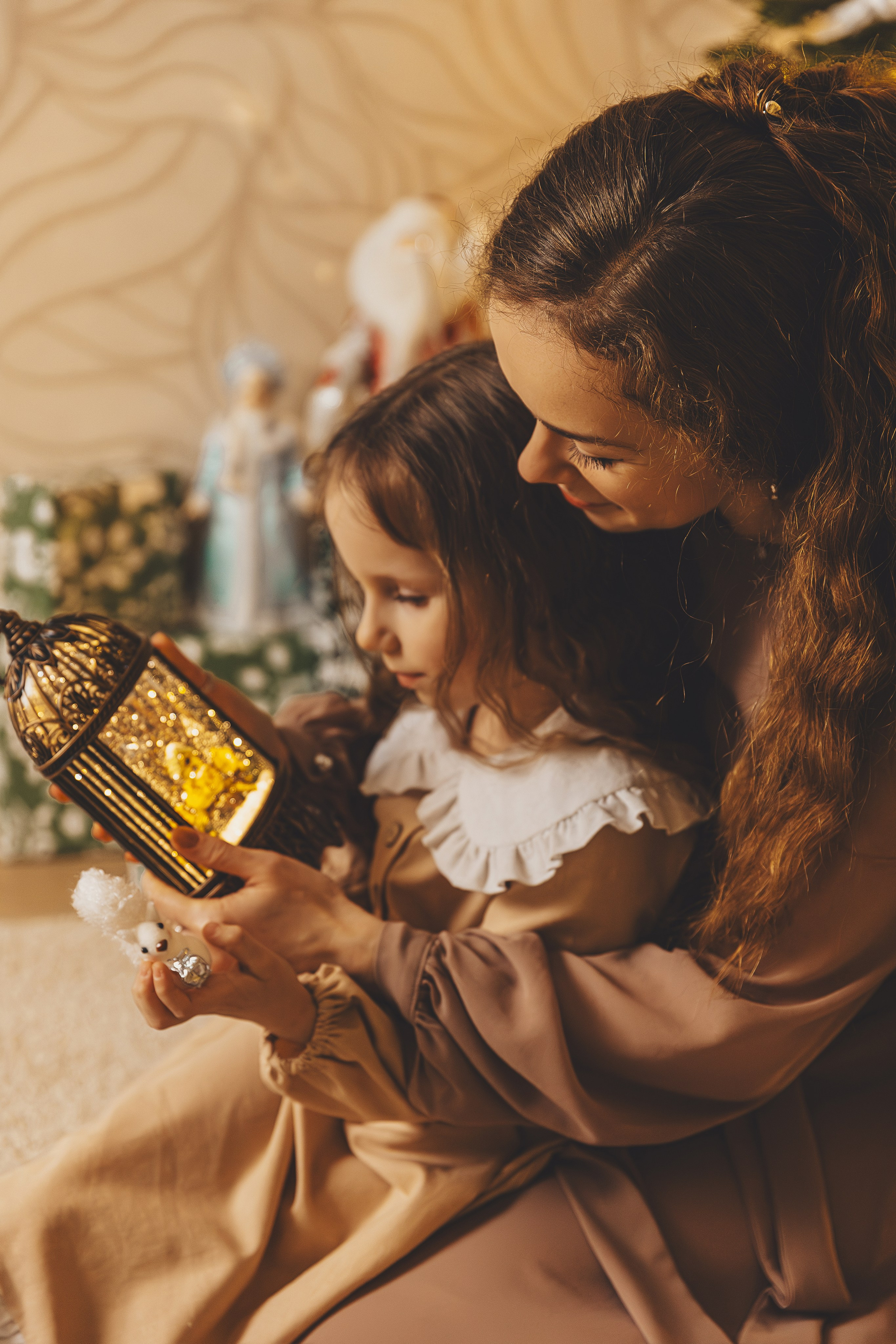 Семейная новогодняя домашняя фотосессия. Семейный и женский фотограф в Москве Надежда Воробьева