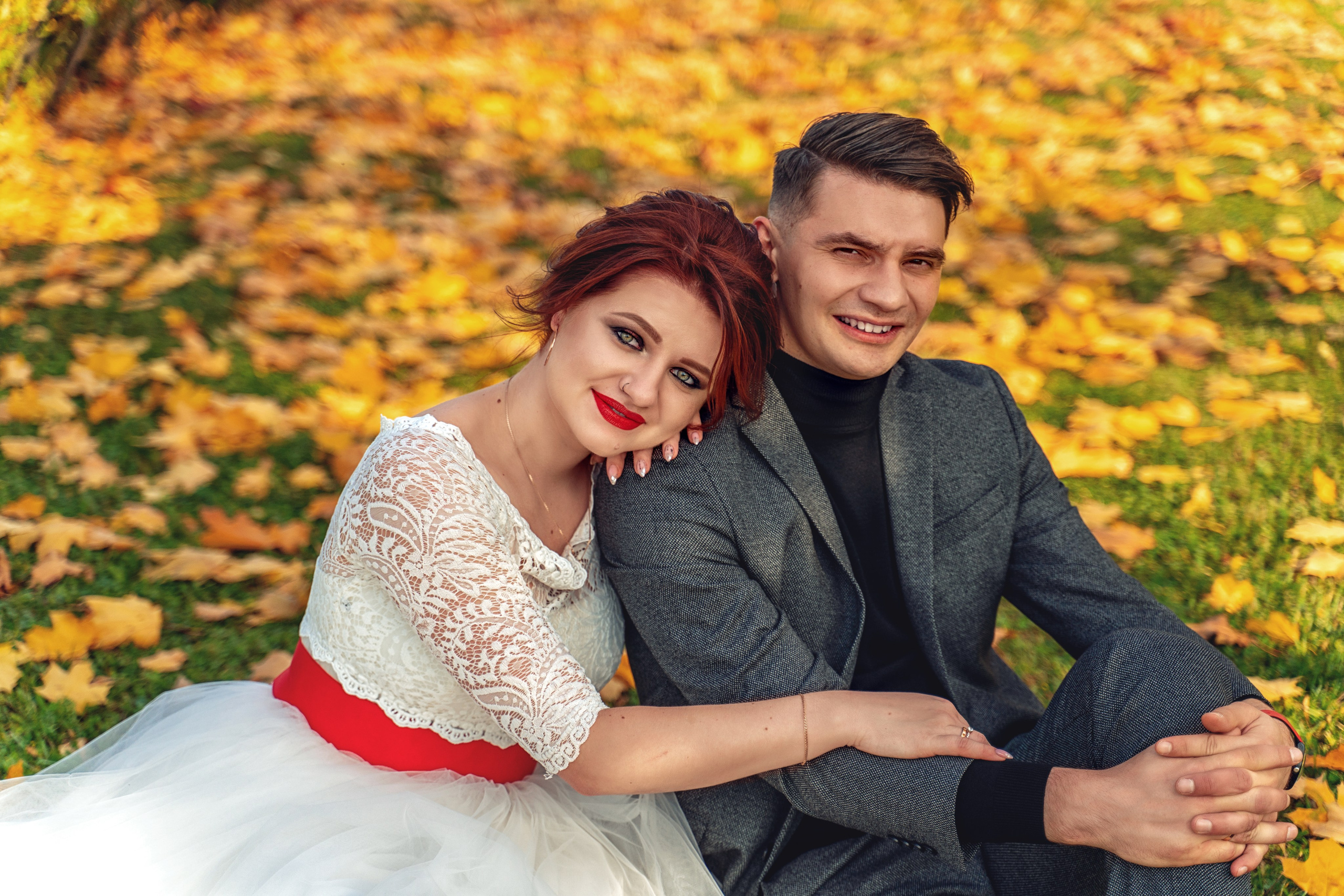Самая осенняя свадьба с огоньком. Фотограф \ Видеограф на Крещение, Венчание Москва| Семейные съемки