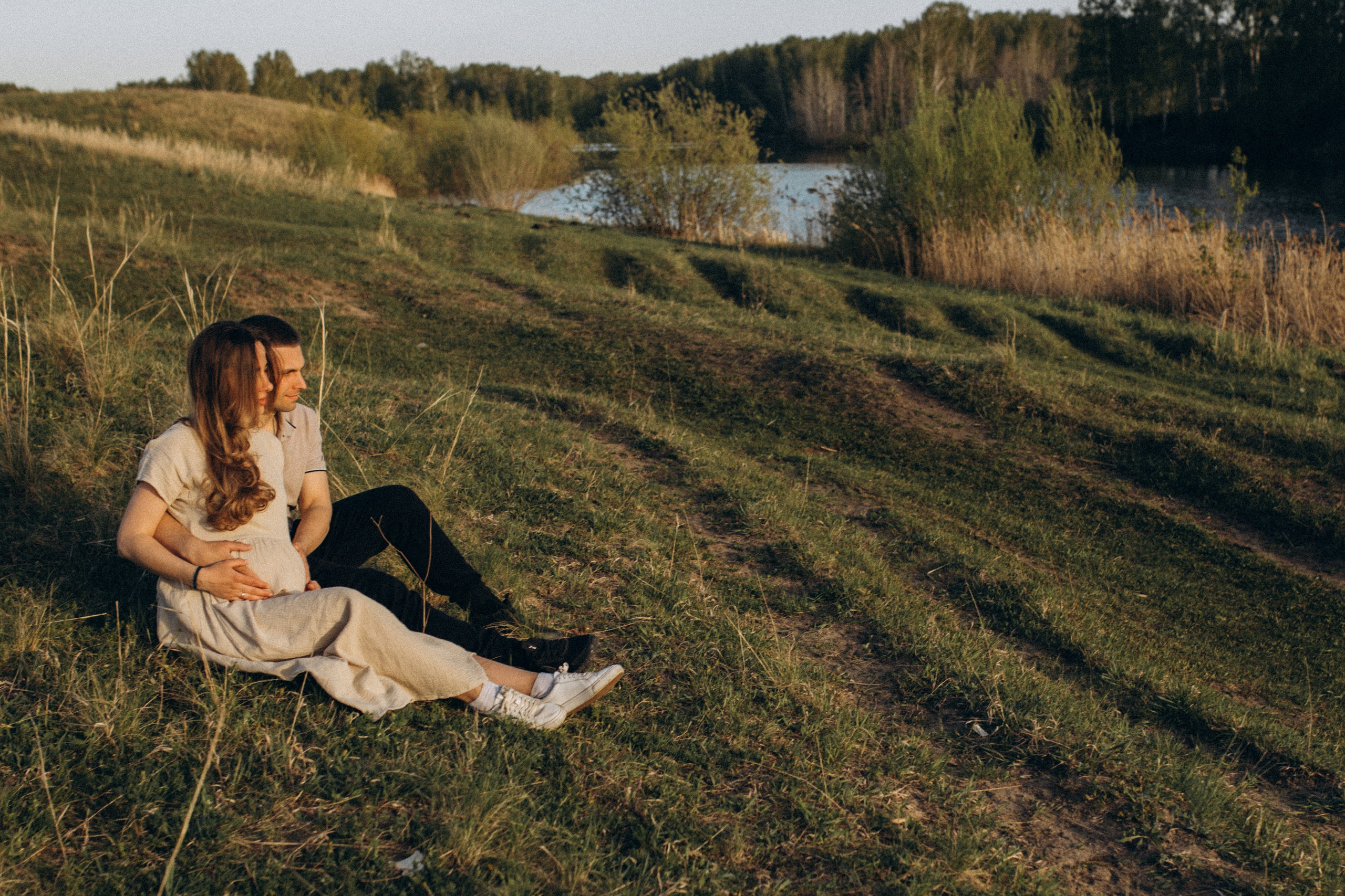 Прогулка у озера. Семейный фотограф lifestyle в Новосибирске Елена Шпилевая