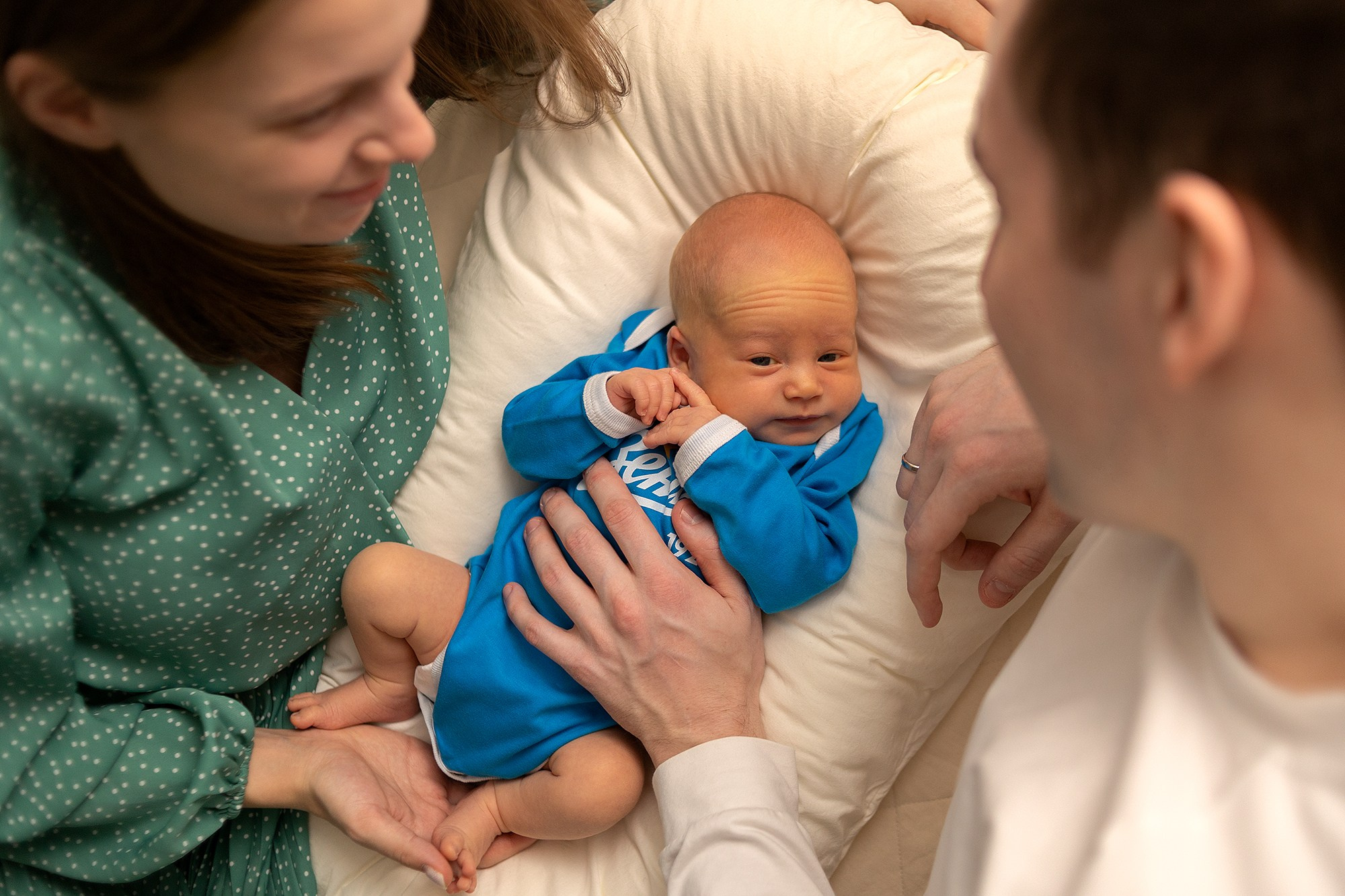 Фотосессия новорожденного у вас дома