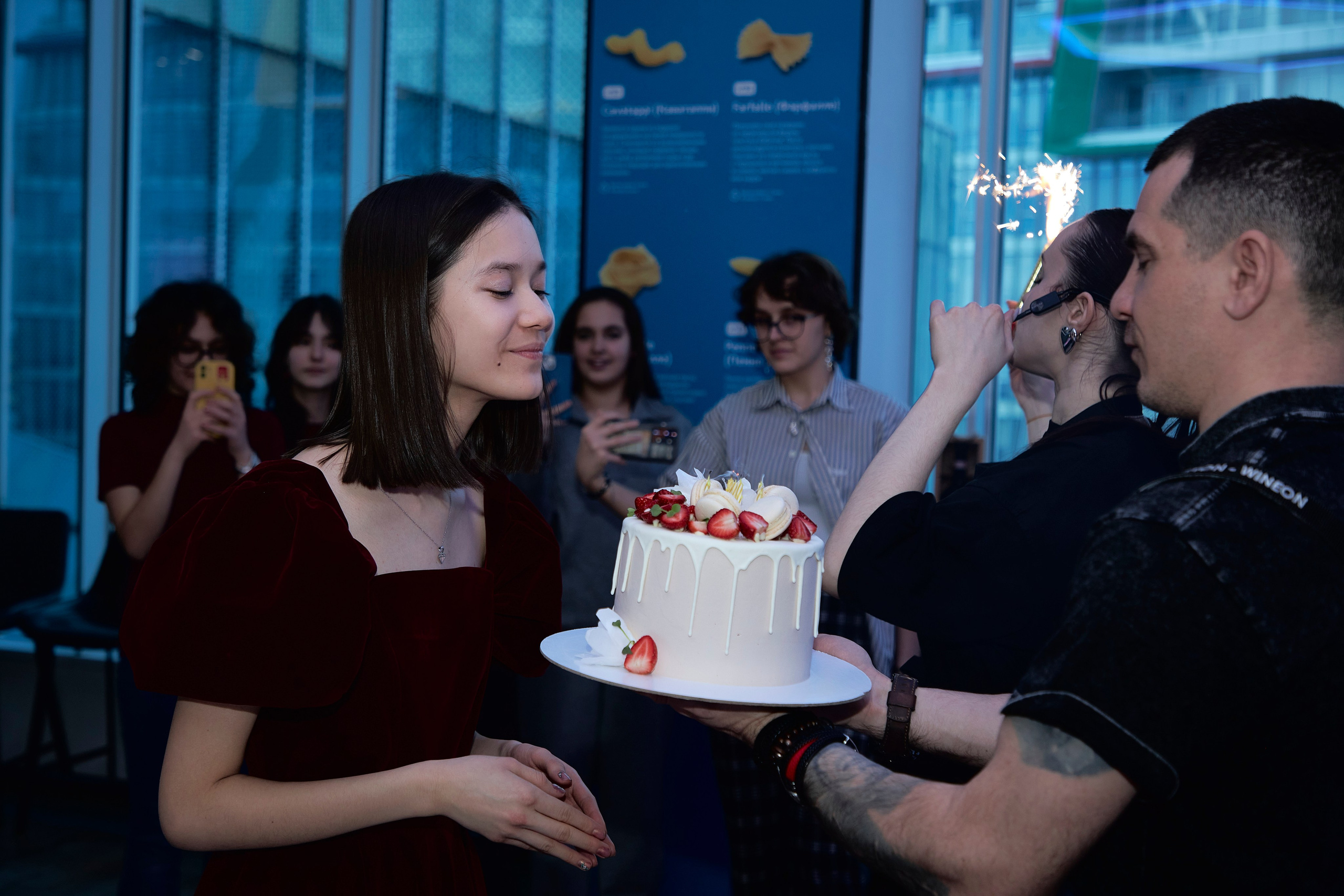 Репортажная съёмка с дня рождения. Анна Потявина. Фотограф Москва
