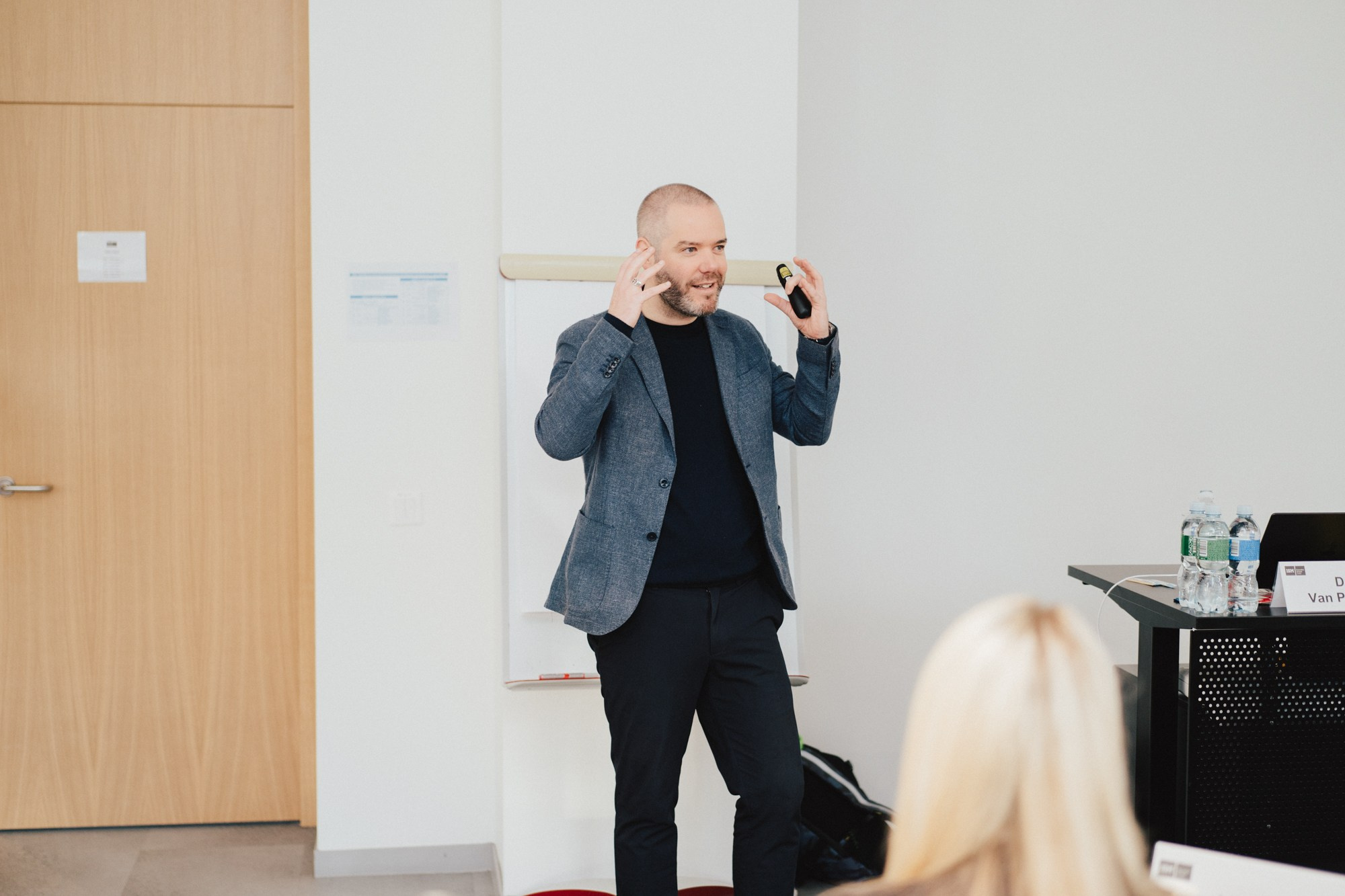 ISM. Dado Van Peteghem Visit. Photographer in Vilnius