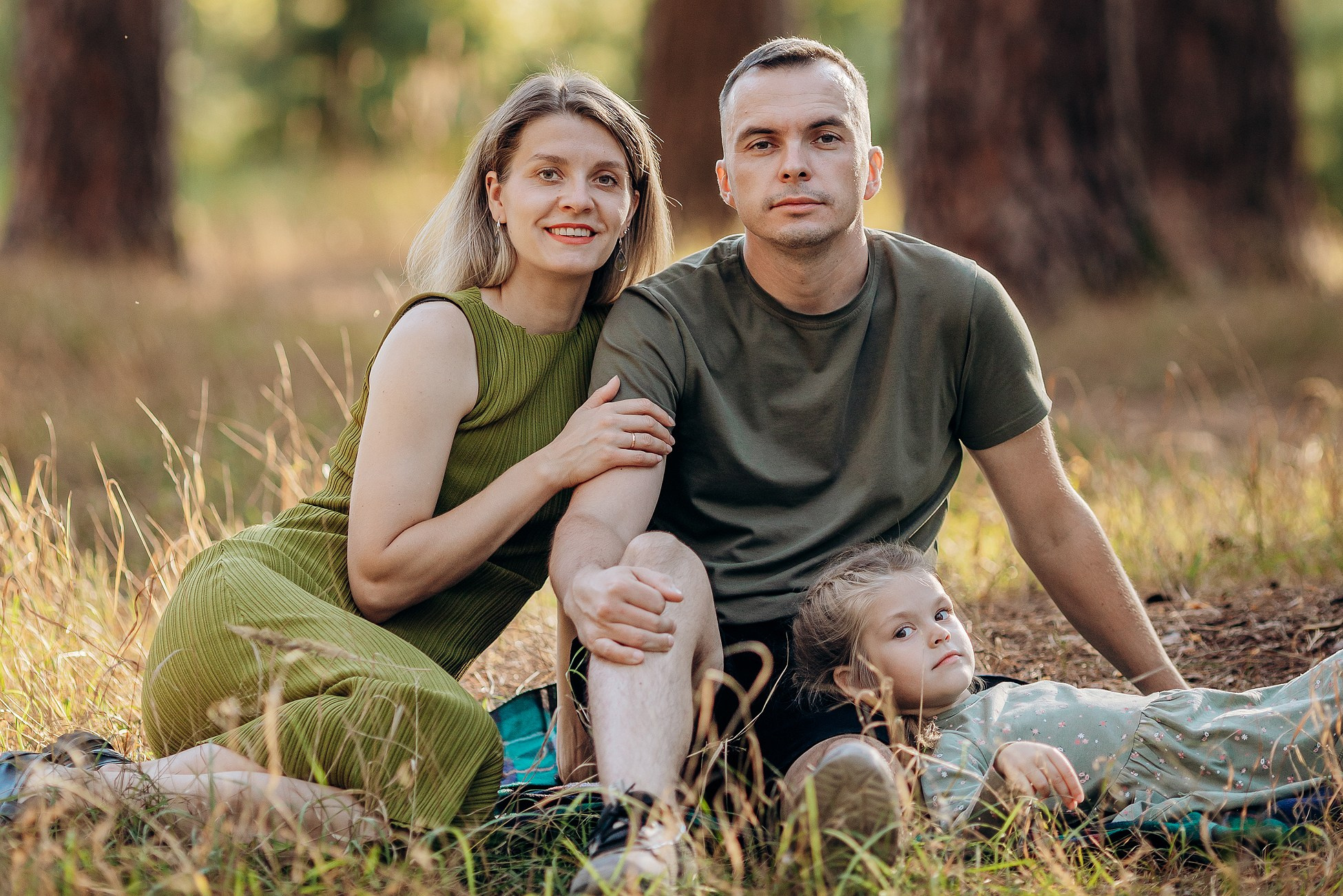 Прогулка в сосновом лесу. Семейный фотограф в Пензе Мария Левина