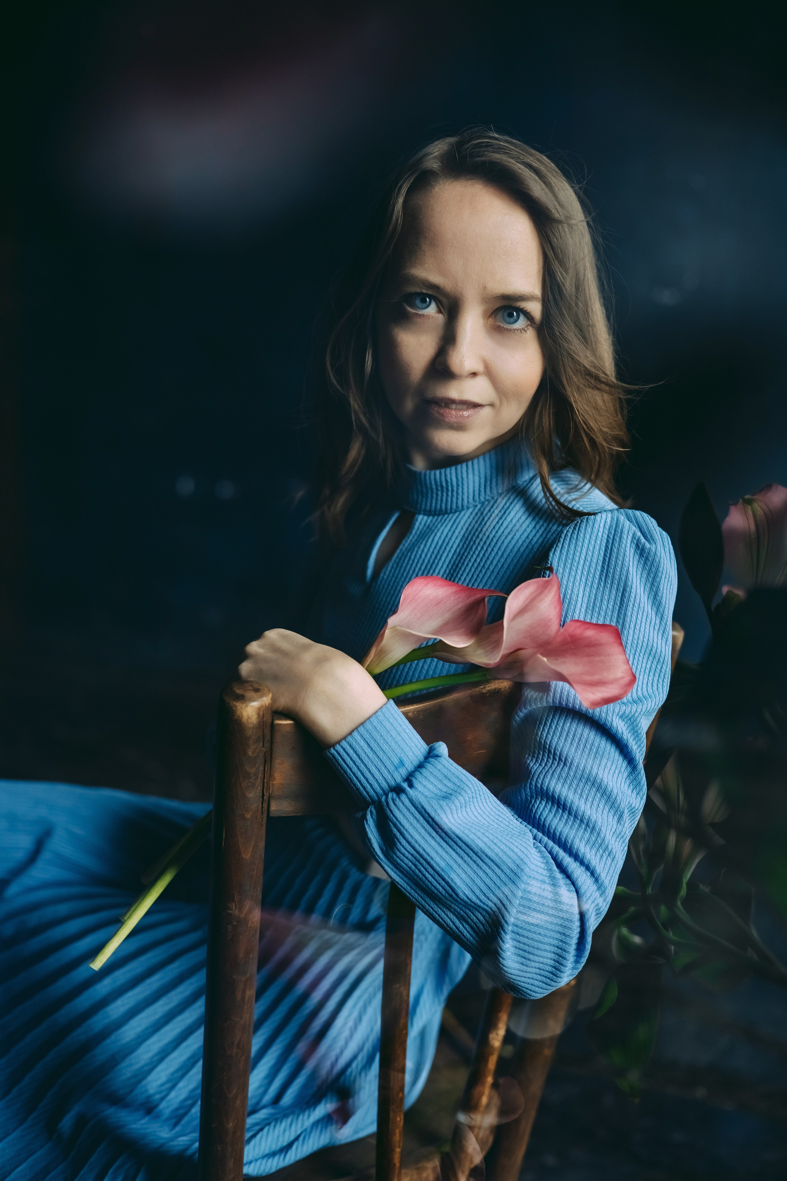 Художественный женский портрет в студии. Семейный и детский фотограф в Москве Анна Чертополох