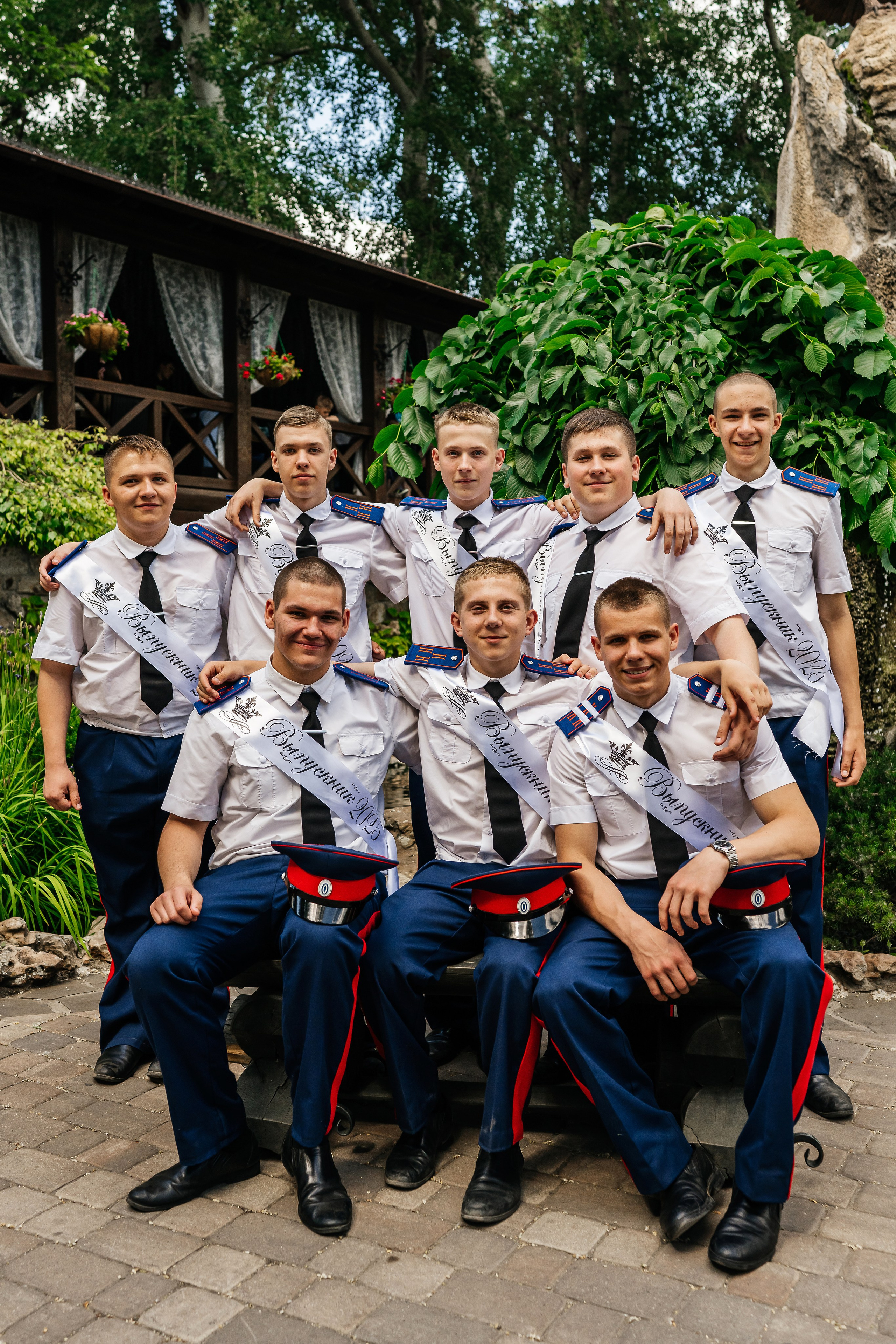 Школьники-кадеты в парке Лога. Фотограф в Каменске-Шахтинском Ольга Сагал