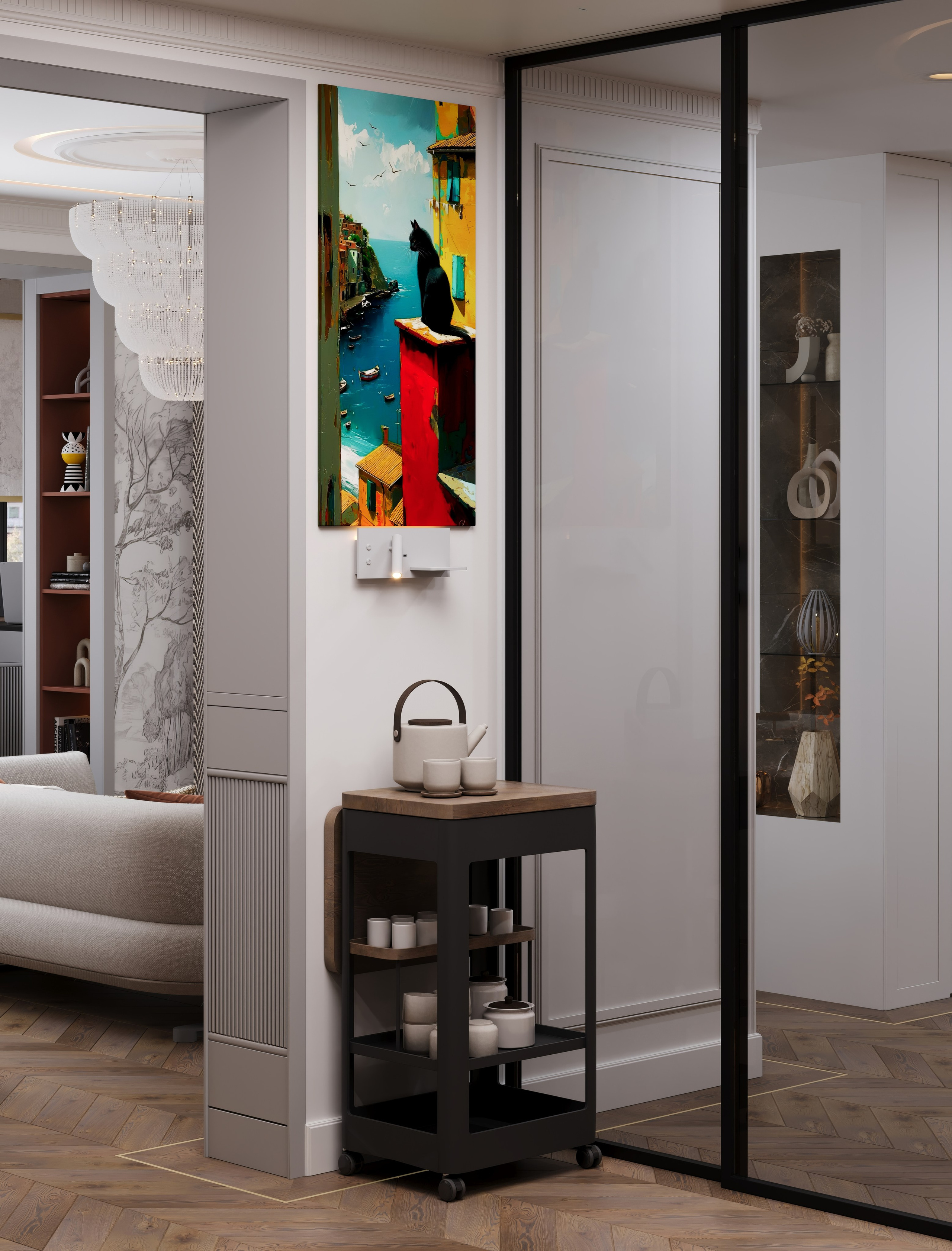 3D Визуализация квартиры пгт Заречье 62.7 m². Заказать 3Д визуализацию интерьеров — Дарья Веденёва