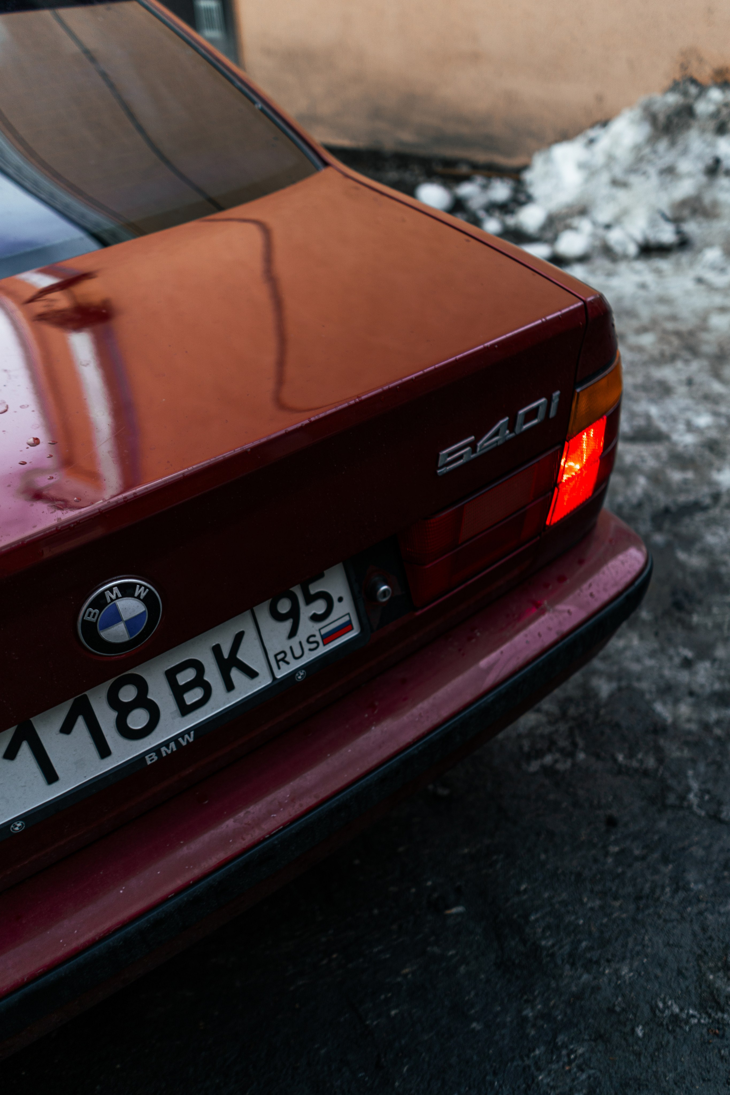 Автомобильная фото-сессия BMW 540i E34 в Калуге