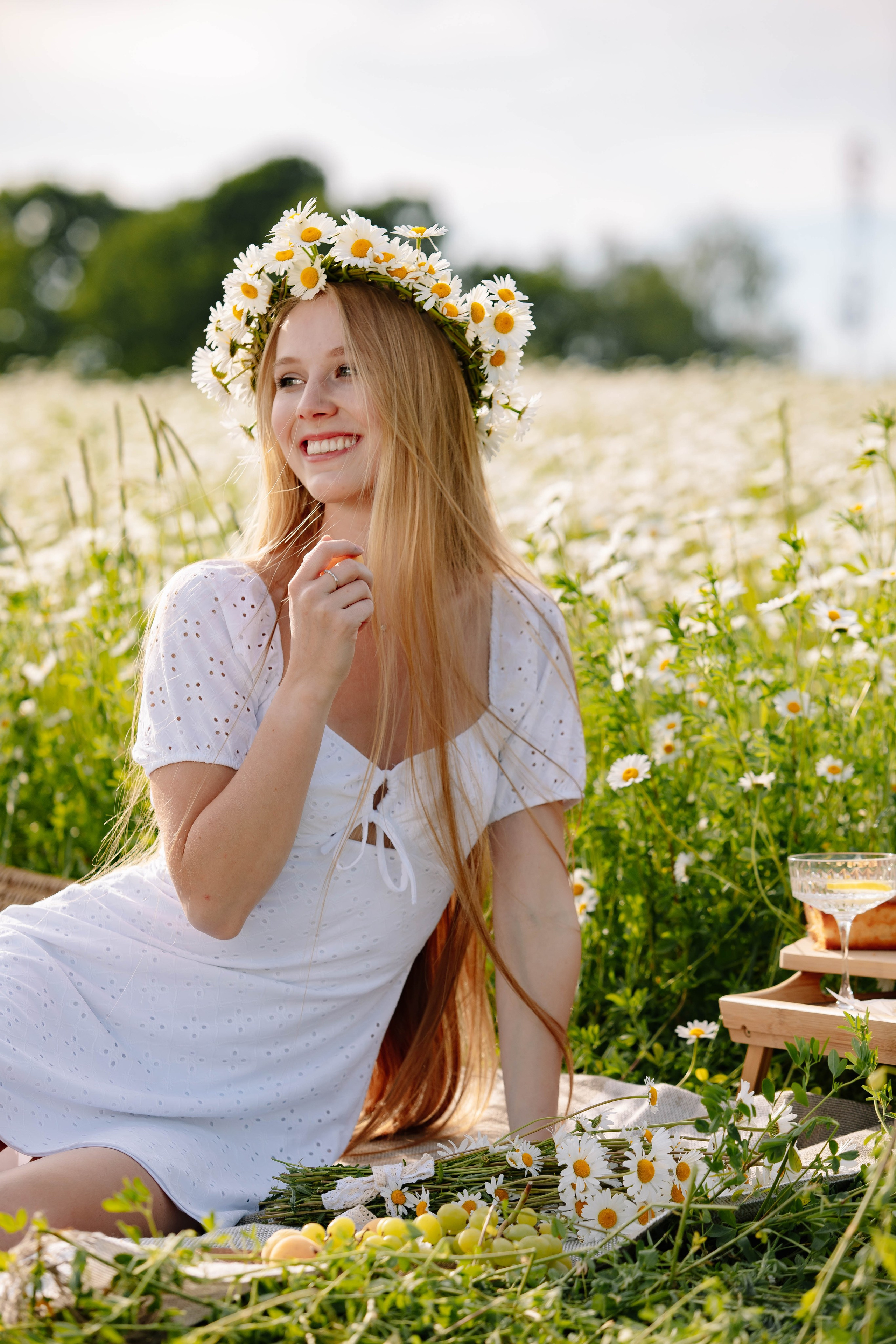 Ромашковое поле. Фотограф в Москве Яна Полосина