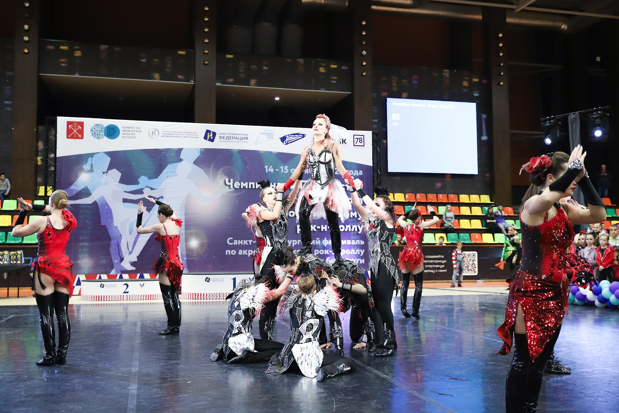 Чемпионат и Первенство Санкт-Петербурга по акробатическому рок-н-роллу. Фотограф Дарья Попова