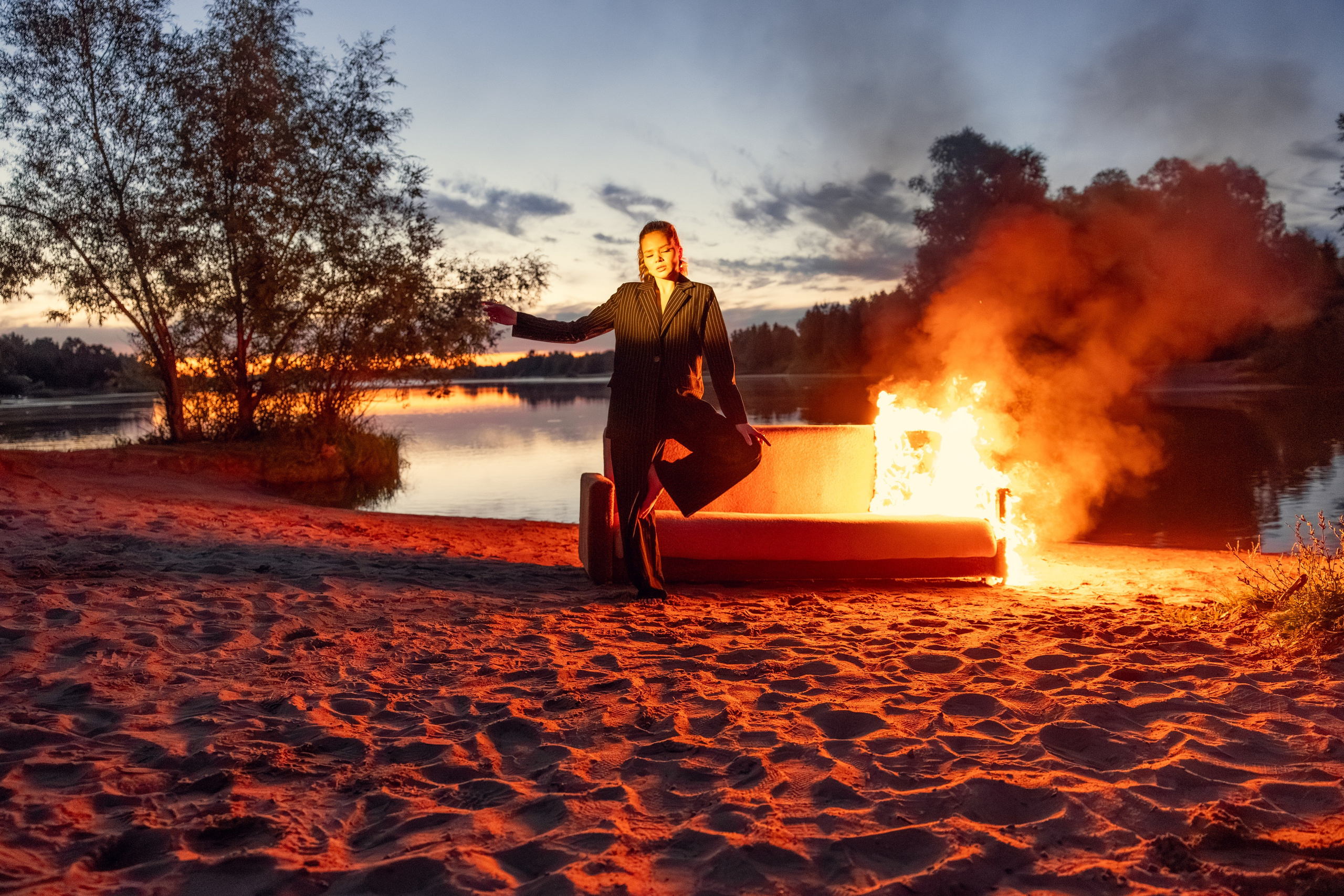 Огненная фотосессия. Фотограф в Казани Ольга Яшина