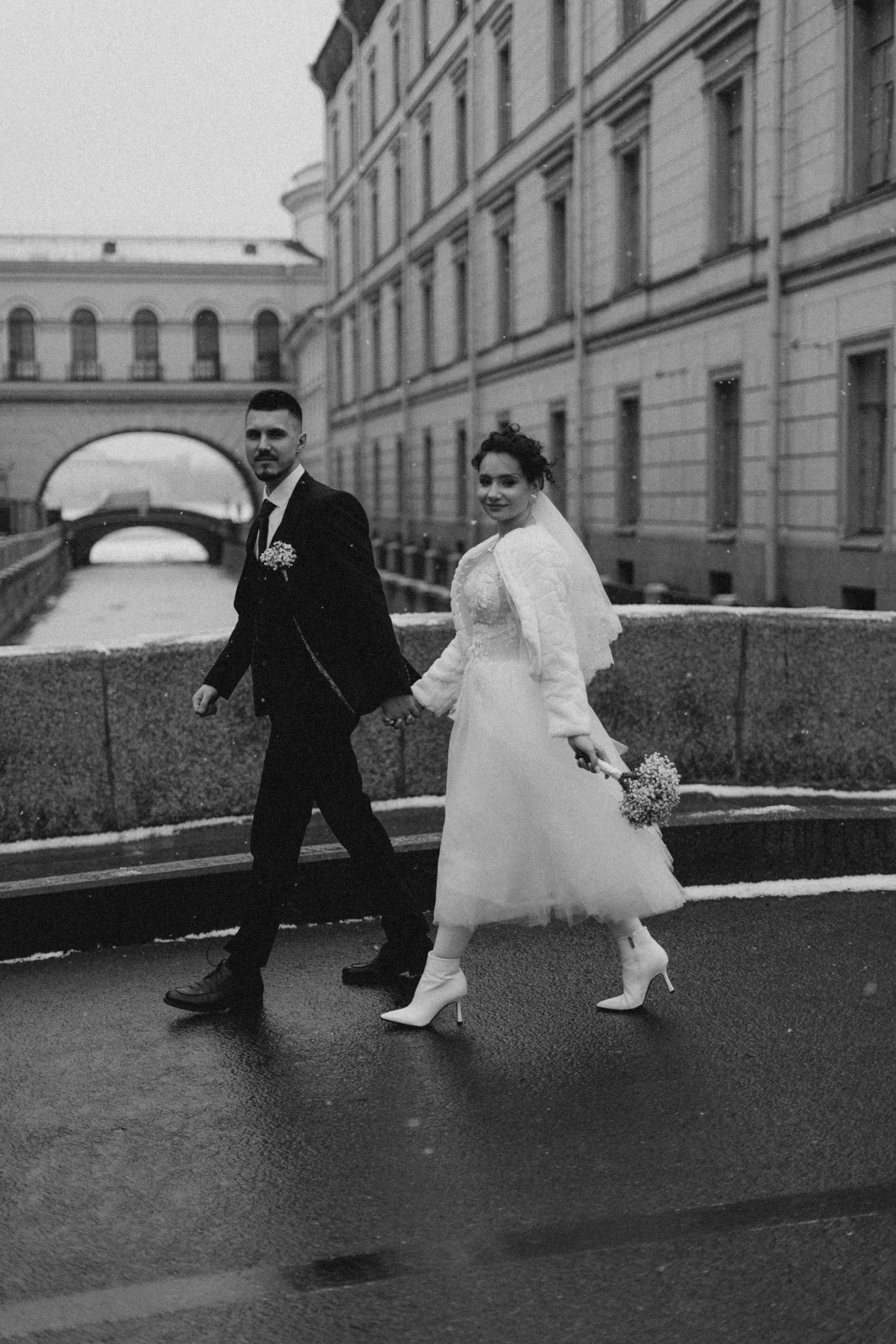 Ангелина & Антон | Пока идет снег. Контент фотограф в Санкт-Петербурге | Дина Альбур