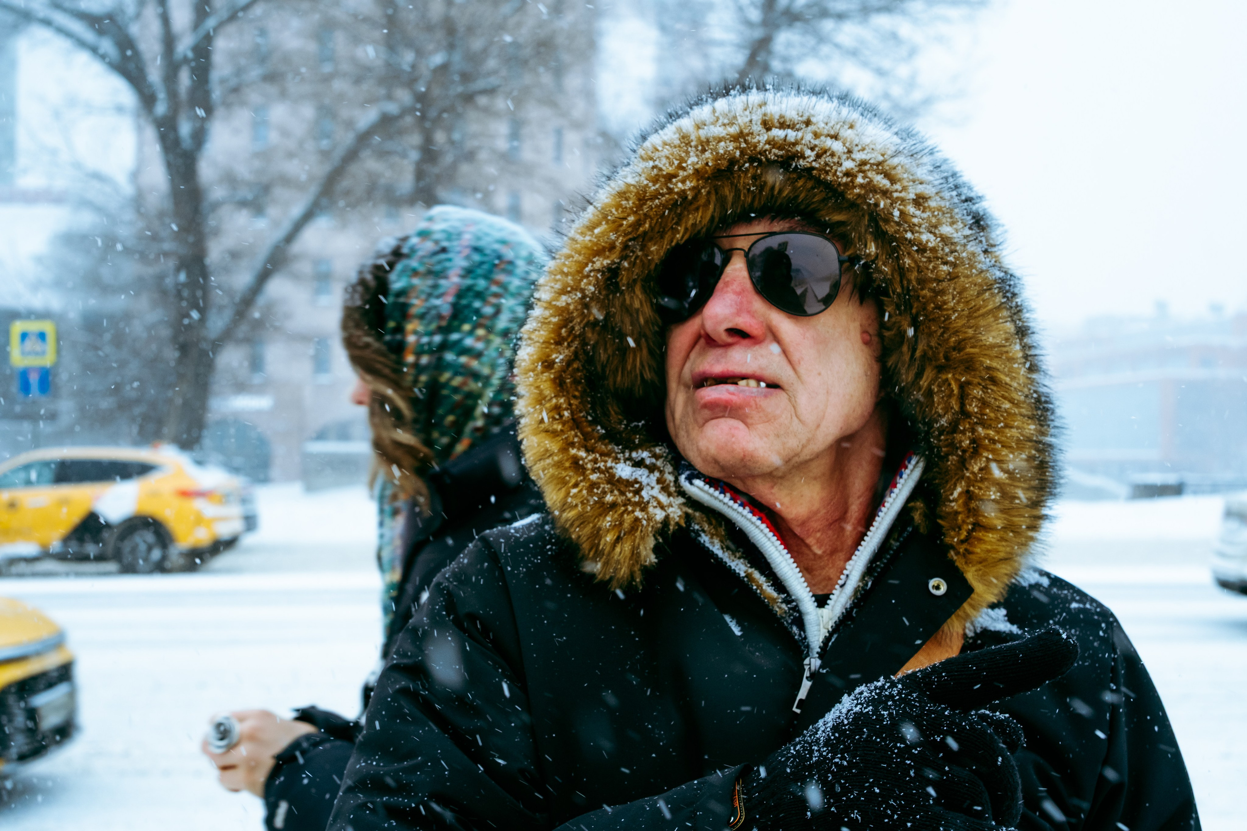 Street: снежная Москва