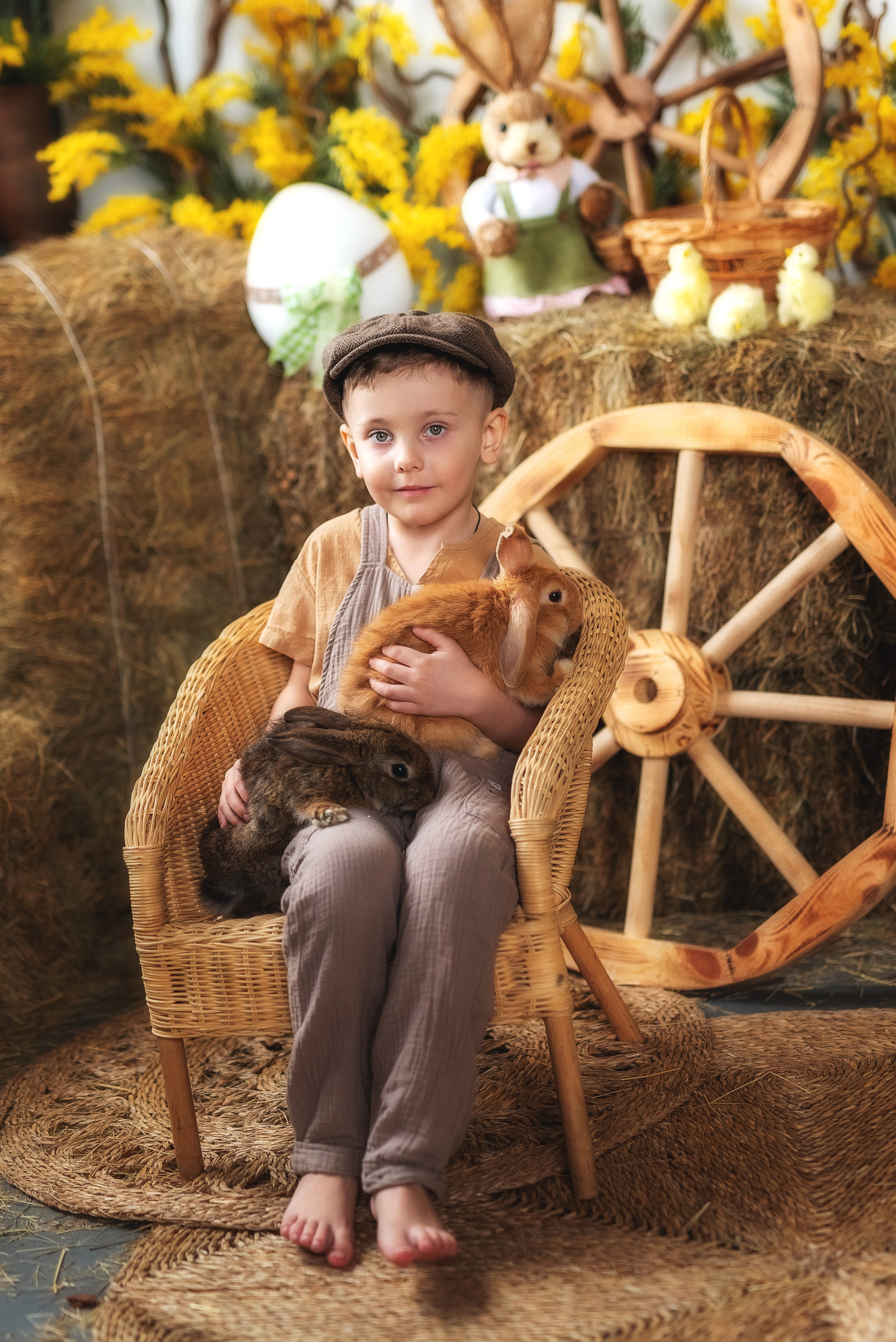 Фотосессия с кроликом. Семейный, детский фотограф в Воронеже Анна Никитина