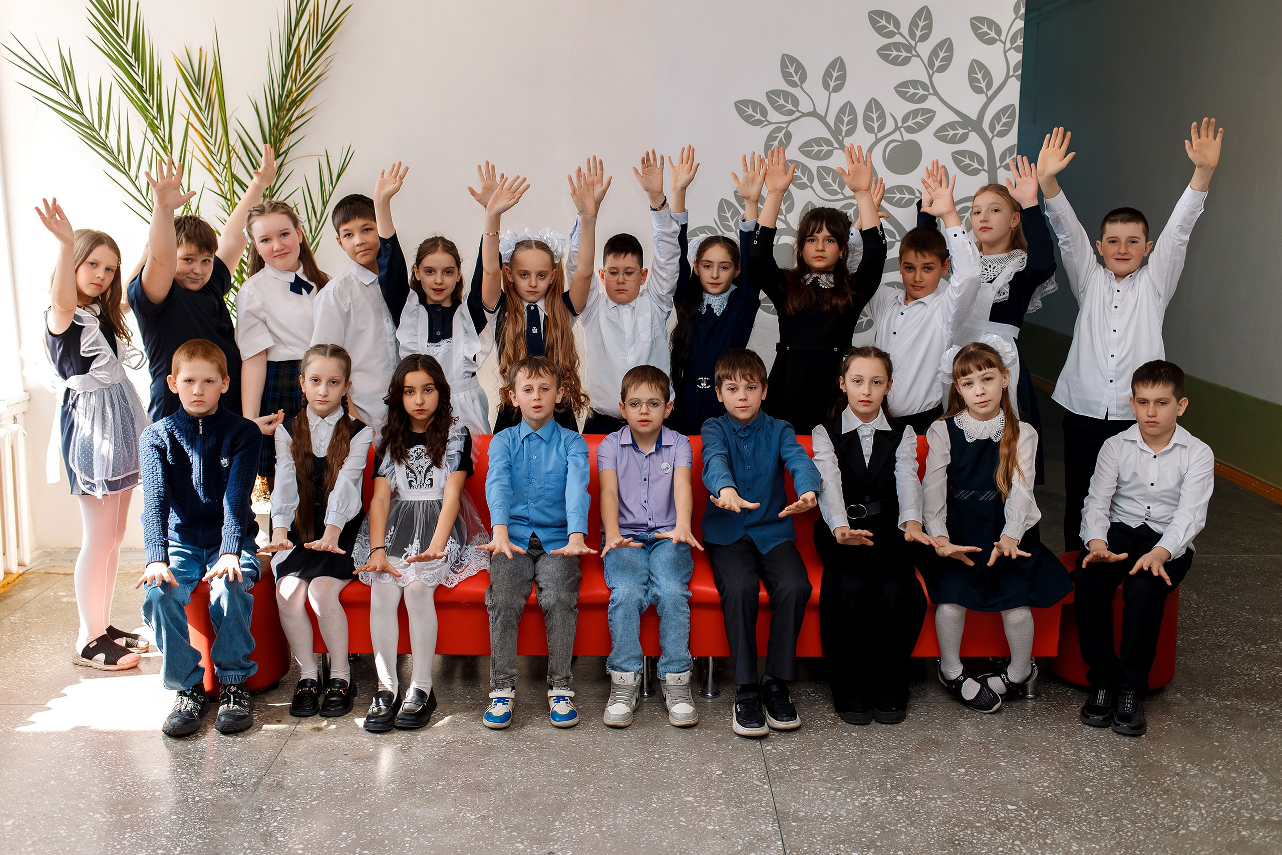 4 класс с. Барабаш. Фотограф Любовь Корниенко, Примоский край